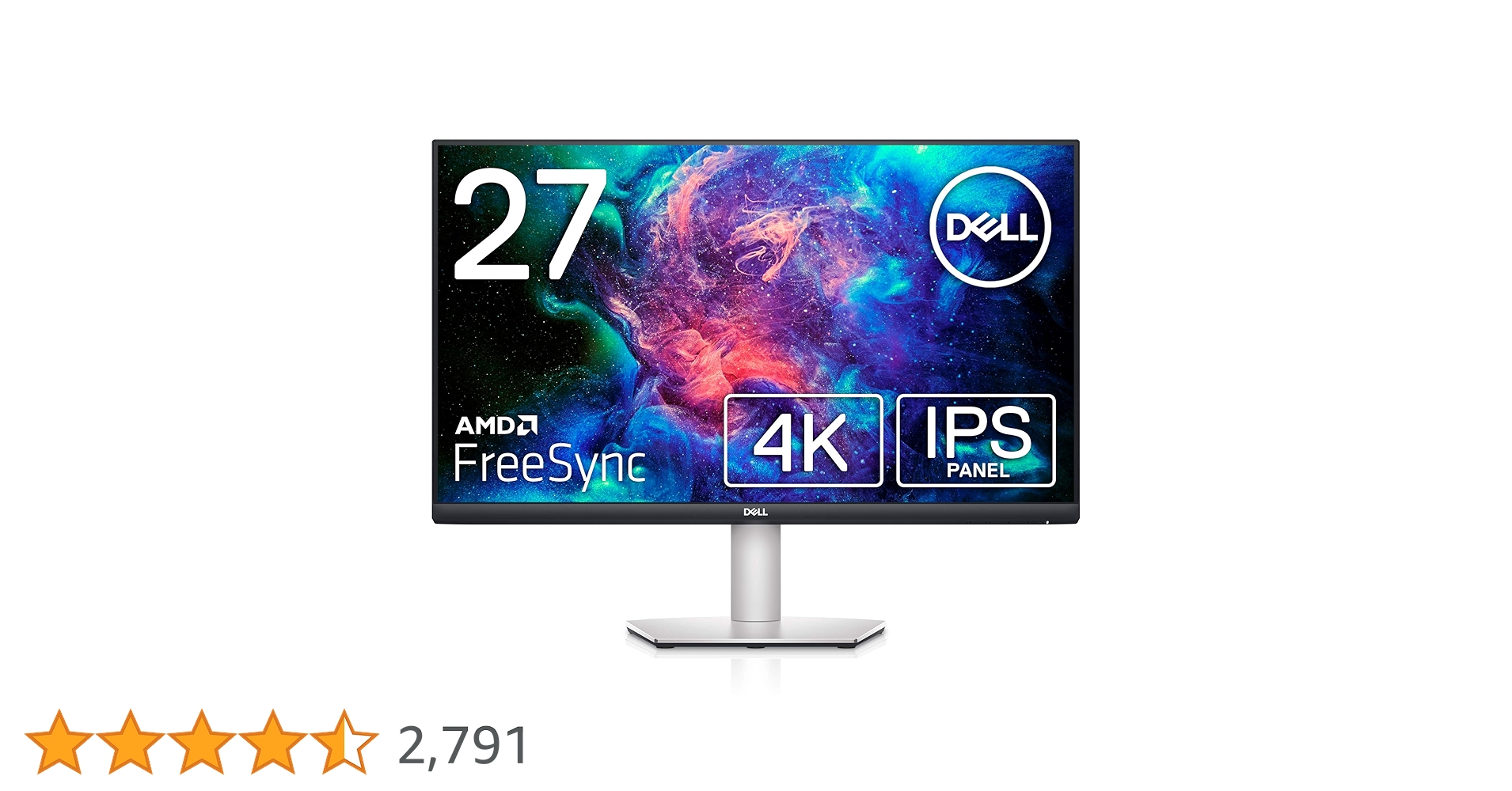 DELL 27インチ　4K S2721QS Amazon.com: Dell S2721QS Monitor 27 Inch, 4K UHD (3840 x