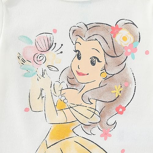 Vista 7 de Disney Minnie Mouse Fabulous - Paquete de 5 mamelucos para niñas recién nacidas, bebés y bebés