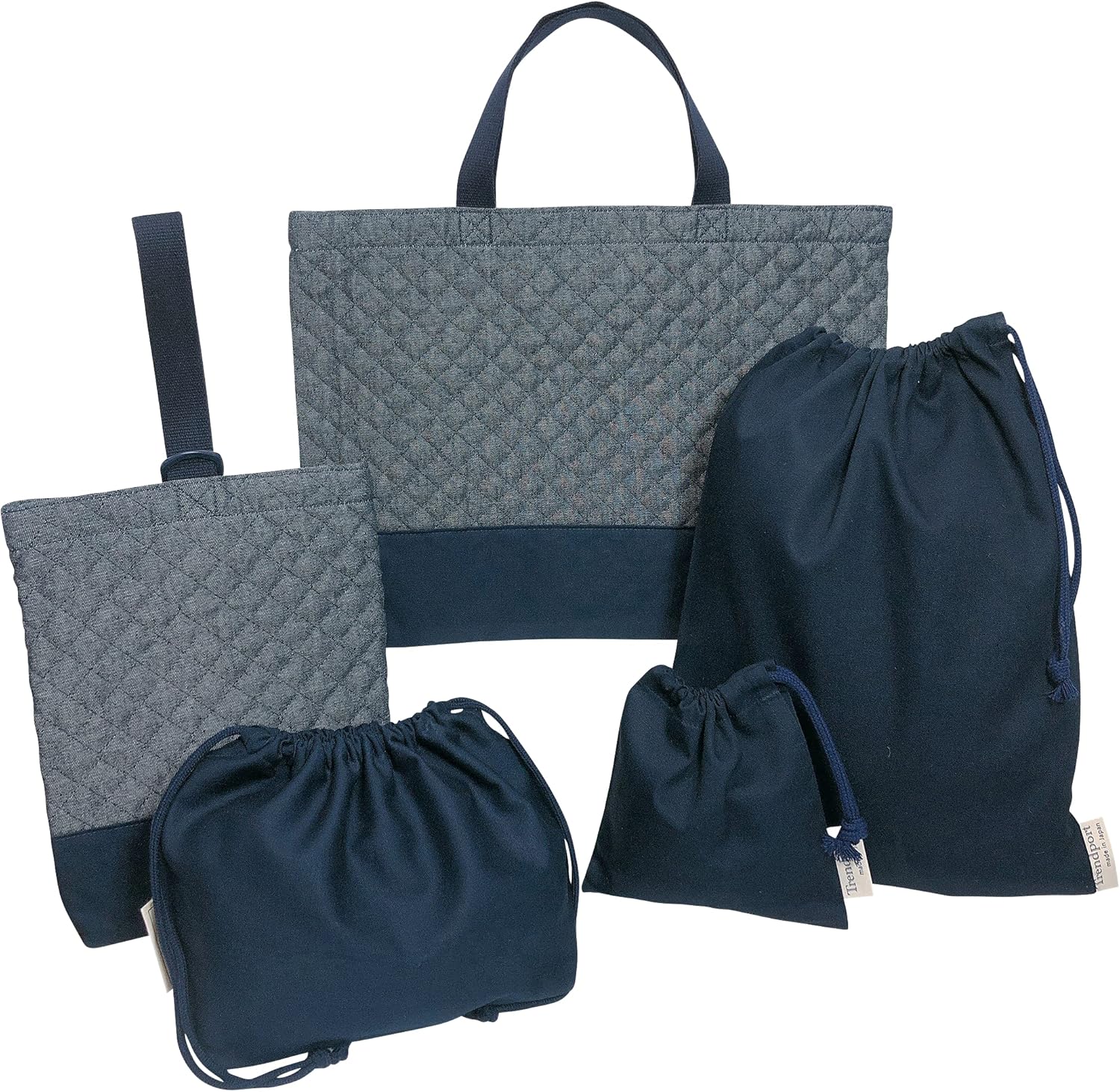 小学校 入学準備 袋 セット 女の子 レッスンバッグ キルティング バッグ 5点セット リトルエスティー Little S T 幼稚園 入園グッズ キッズ 巾着 お稽古バッグ 体操着入れ ナップサック シューズバッグ 上履き入れ 保育園 入園準備 子供 クリスマス プレゼント 未使用