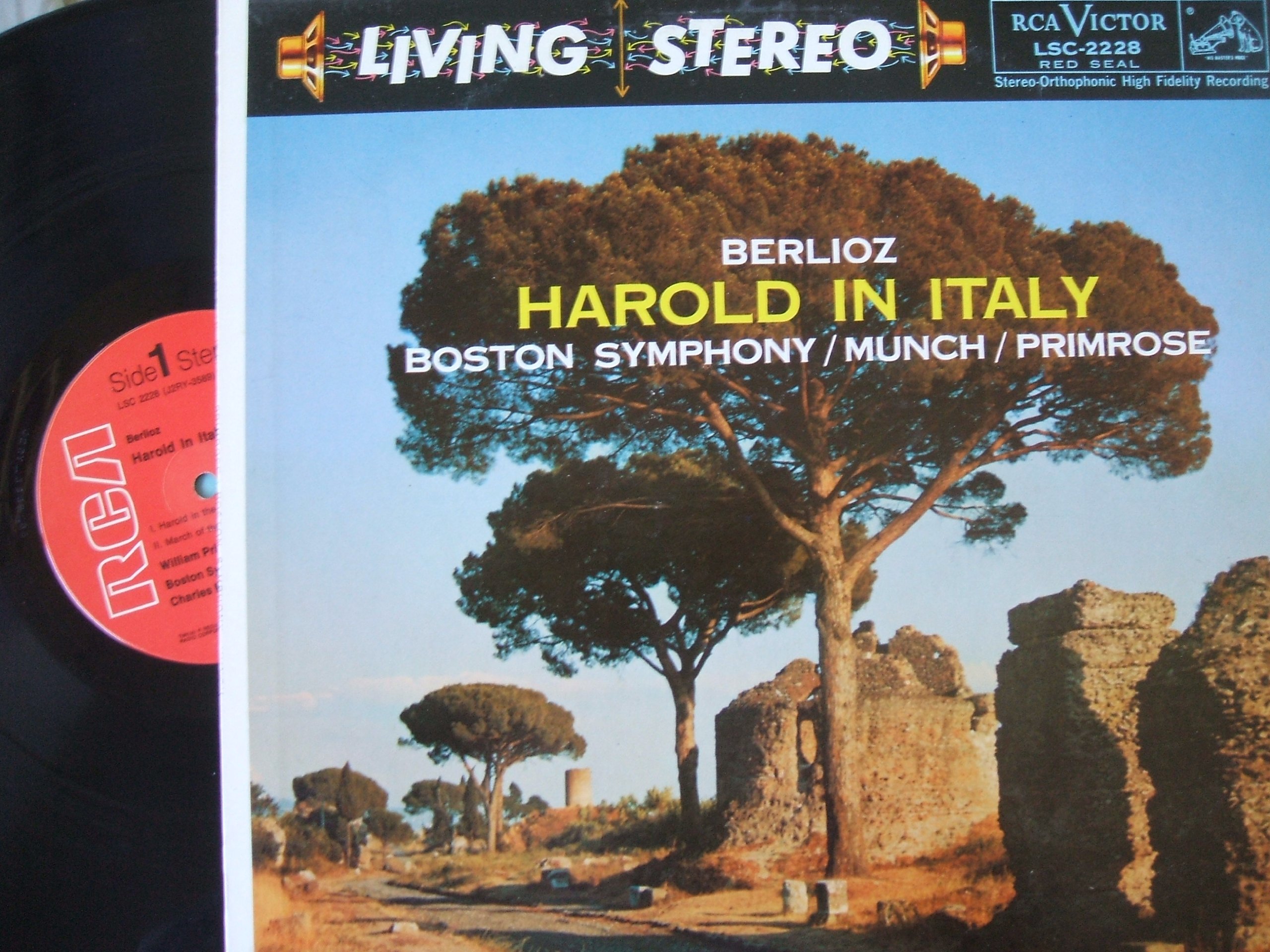 RCA LIVING STEREO-BERLIOZ-HAROLD IN ITALY- MUNCH- BOSTON SYMPHONY