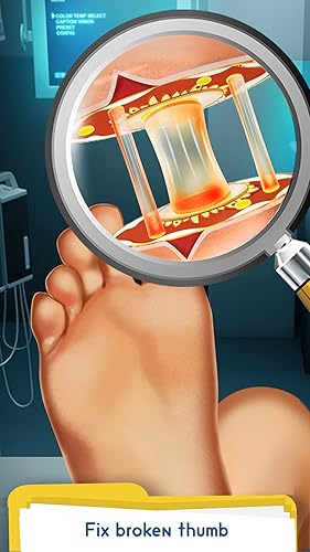 Foot Hospital Doctor Care Game : Emergency Surgery Simulator