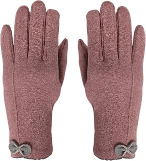 FabSeasons Slim warm Winter Gloves For Women, with velvet lining inside for cold weather, Touchscreen enabled index finge... Price In India