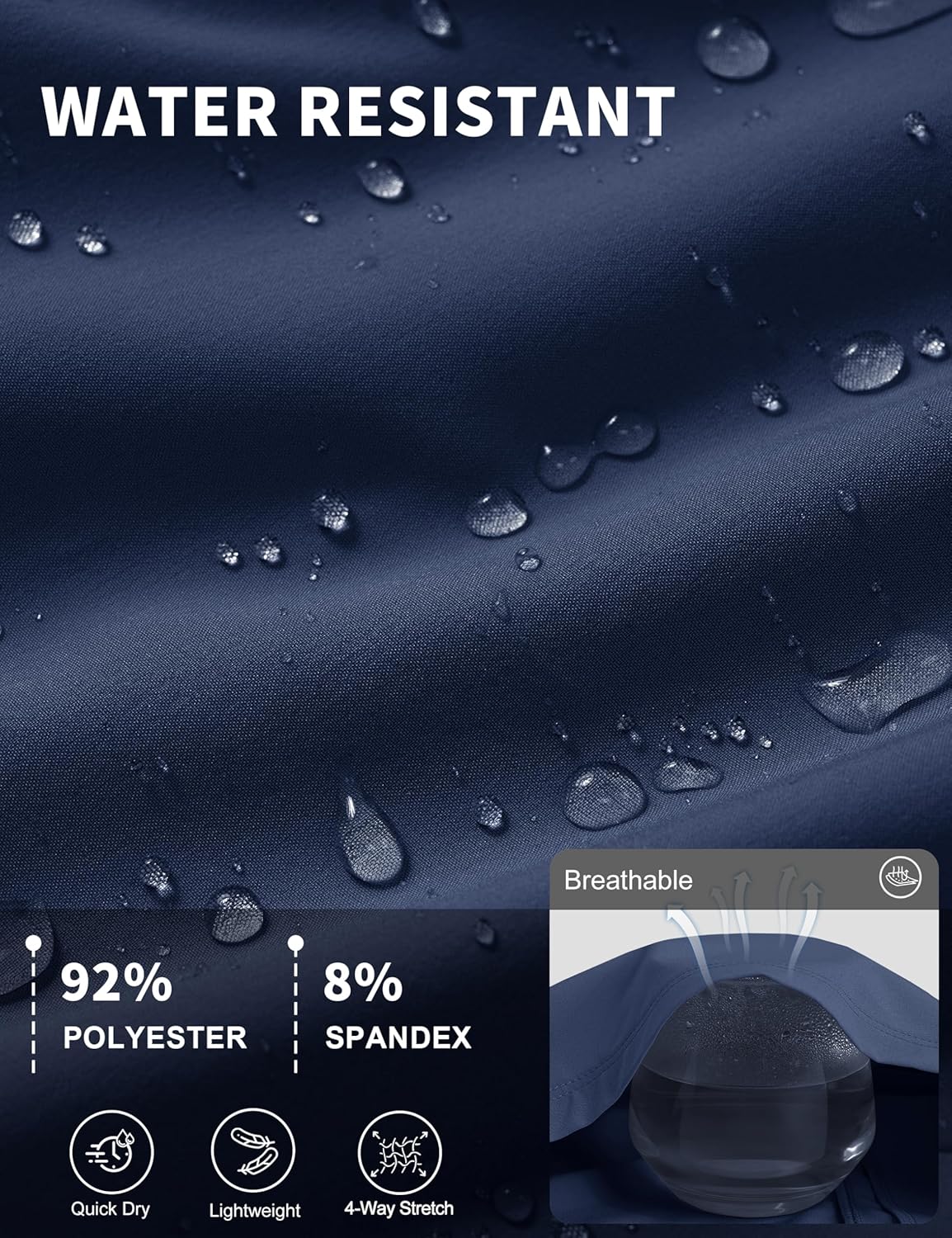 MAGCOMSEN Women's 5" Hiking Cargo Shorts UPF 50+ Lightweight Quick Dry Summer Golf Athletic Casual Shorts 4 Pockets - Image 5