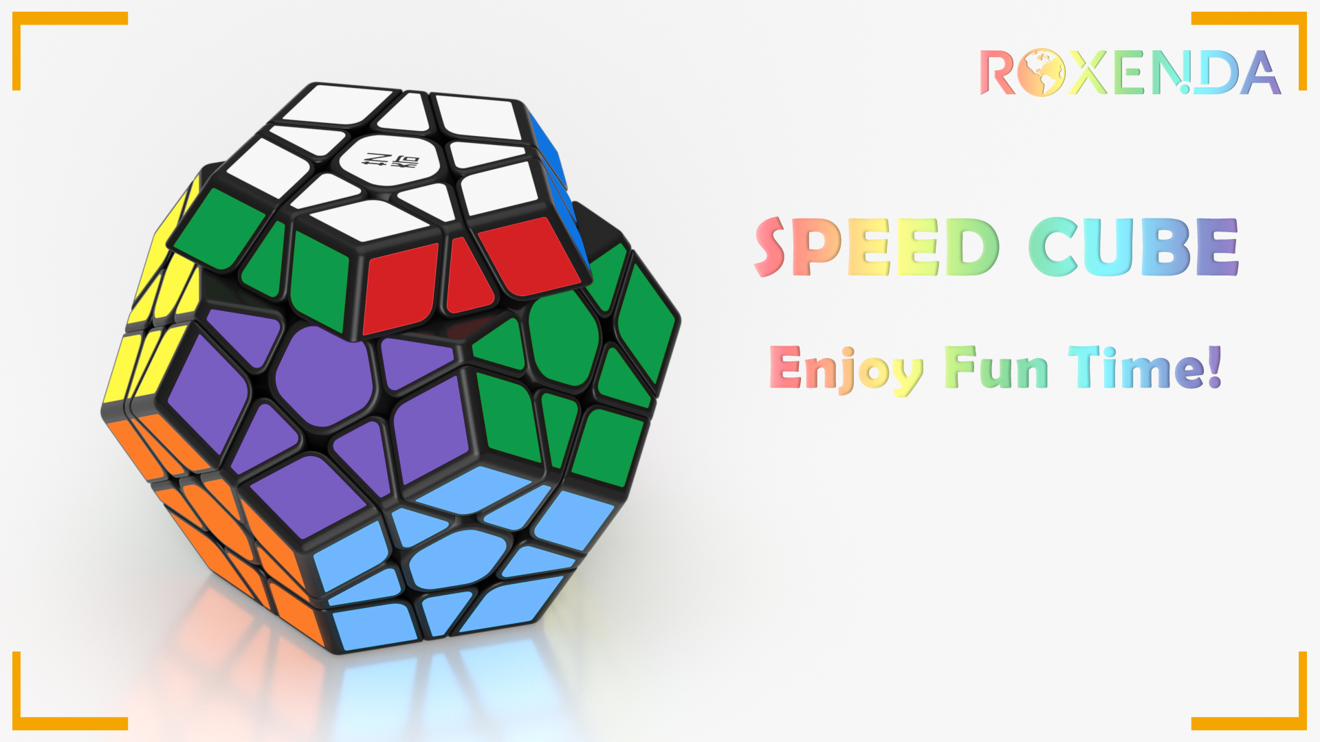 Cube Dodécaèdre Speed Cube - Noir - Puzzle Cérébral Rapide Et Fluide