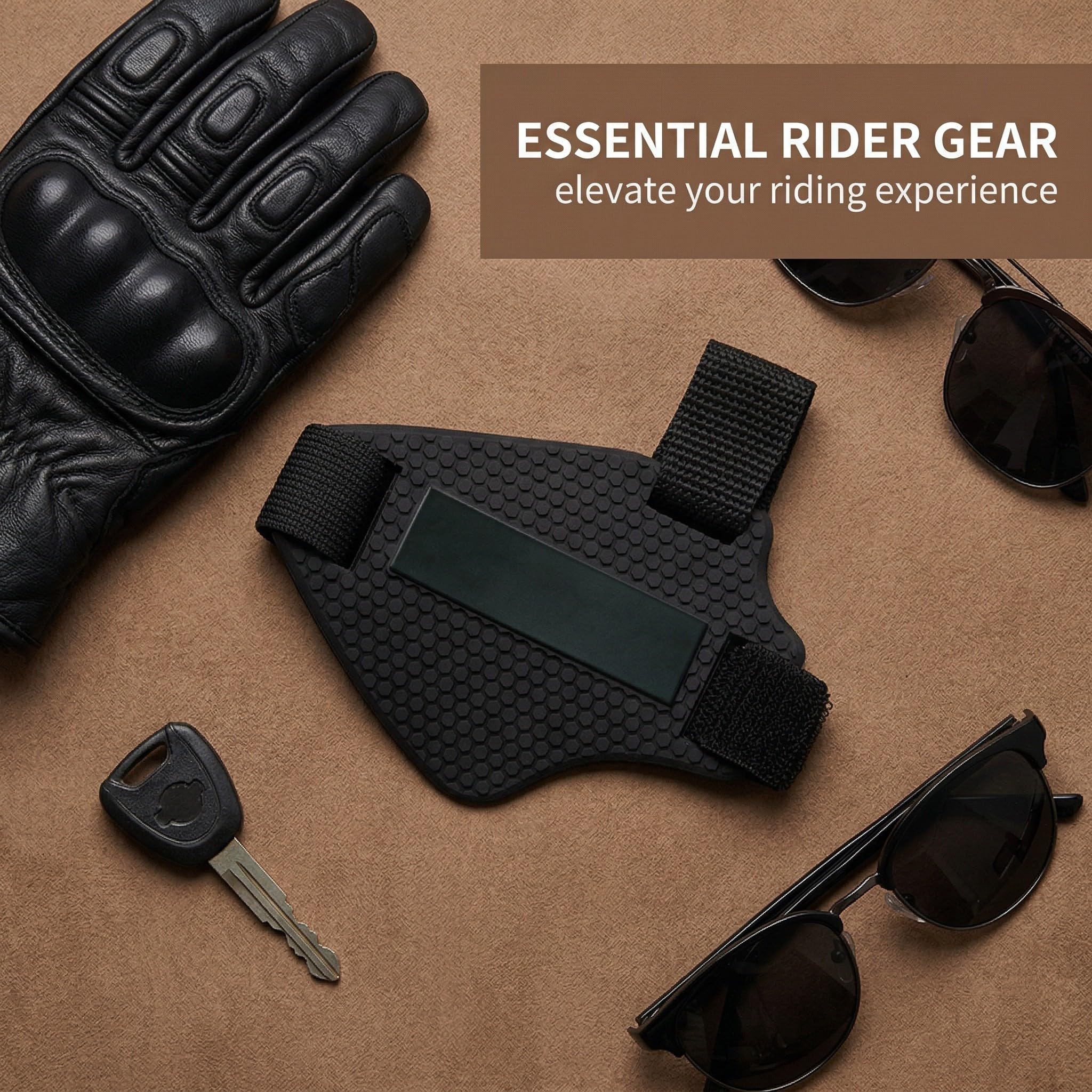 1 Paio Protezione Scarpe Moto Universale, Proteggi Scarpe Moto, Copriscarpe Moto Antiscivolo, Proteggi Scarpa Moto, Accessori per il Cambio del Pattino per Motociclisti