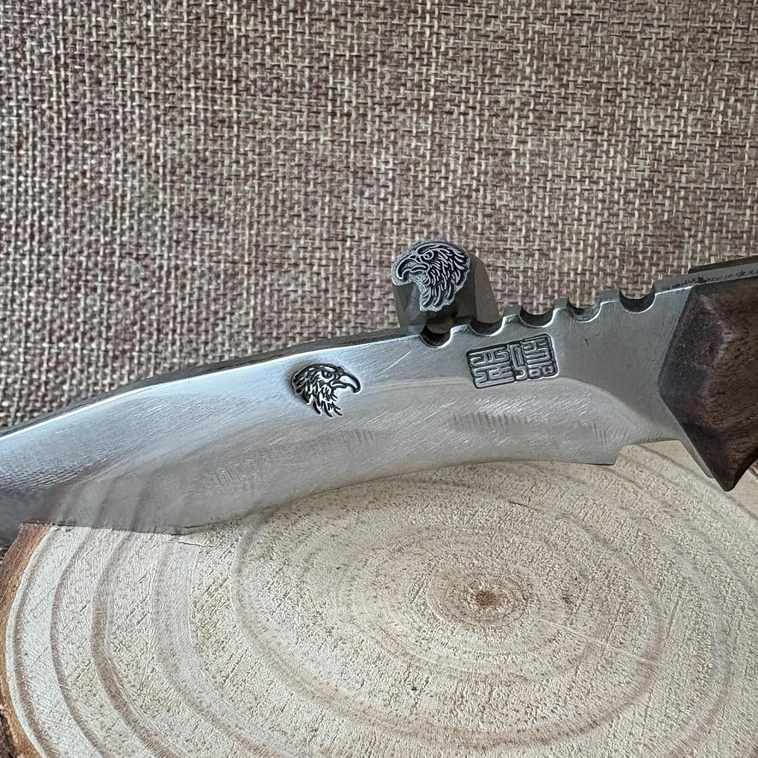 Custom Blacksmith & Knife Maker Steel Stamps - Logo Touchmark for Metal Craftsmen - Fully Customizable Metal Stamps & Dies - Tailor Your Own Text, Logo & Design for Unique Branding Steel Stamp