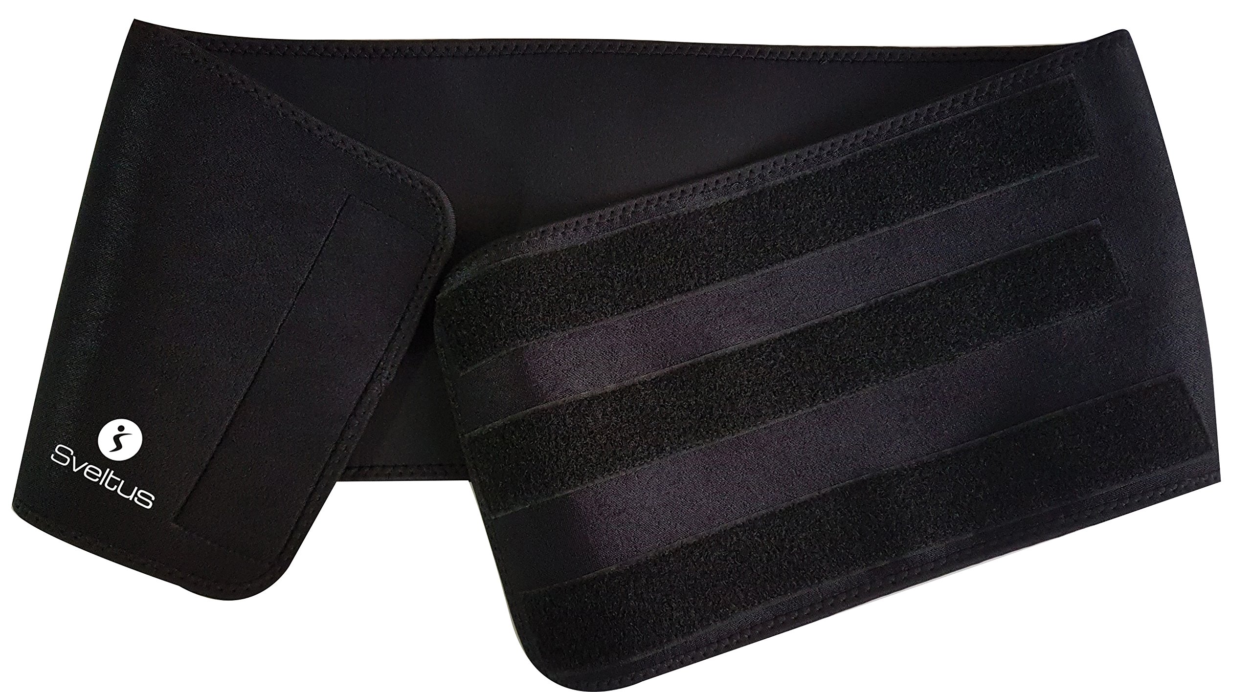 Sveltus Schwitzgürtel Unisex Erwachsene, schwarz