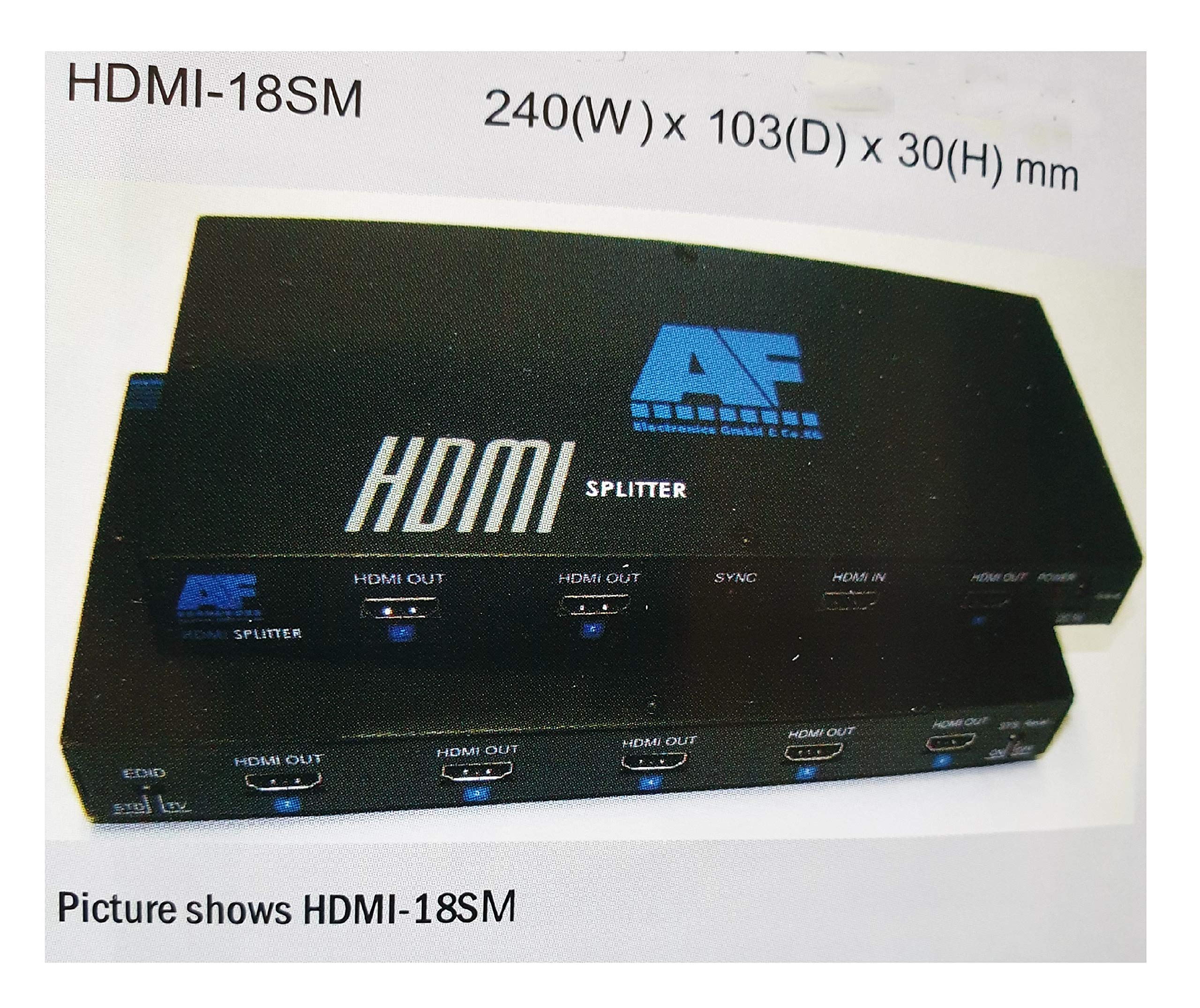 Splitter HDMI AF Electronics HDMI-18SM EV1043-2 – 1 Entrée Vers 8 Sorties – Occasion