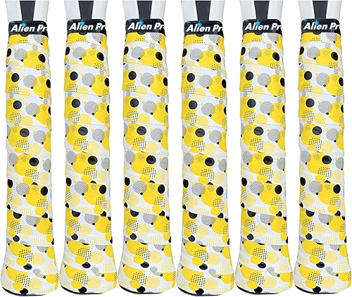 ALIEN PROS Cinta de agarre para raqueta de tenis  Agarre de tenis  Raqueta de tenis  Envuelve tu raqueta para un alto rendimiento