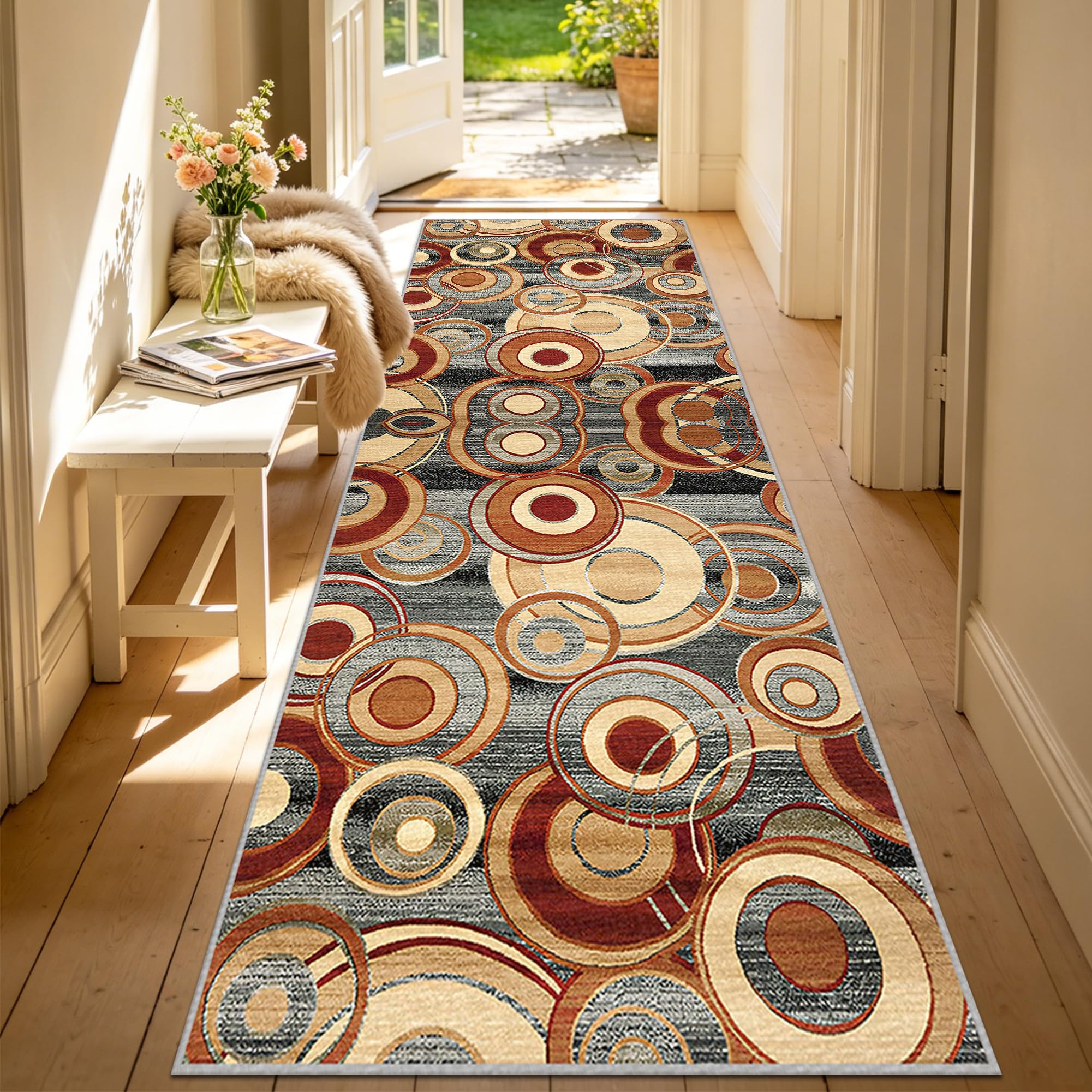 Alfombra de pasillo lavable para proteger el suelo de la cocina y evitar resbalones