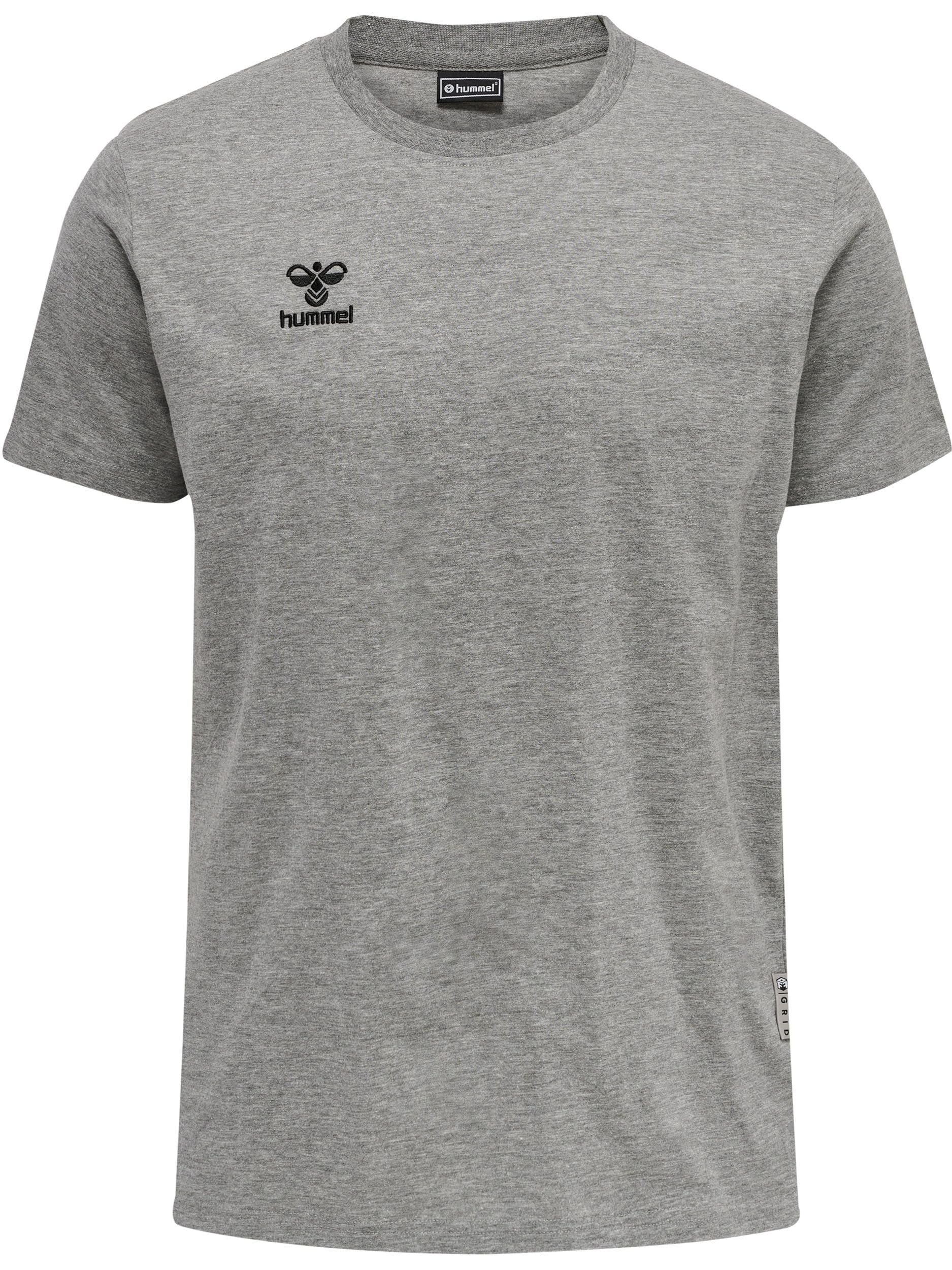 hummel Men's Hmlmove Grid Cotton T-Shirt S/S T-Shirt