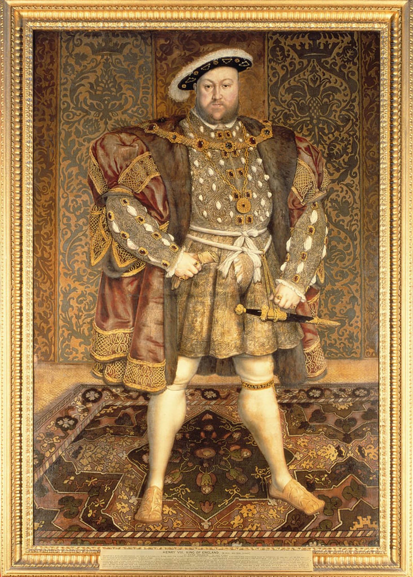 SERENDIPITP Aesthetic Poster Photo Wall Print Retro Picture Portrait of Henry Viii by Hans Holbein Der Jüngere Modern Wall Artwork for Home Decor 60x90cm