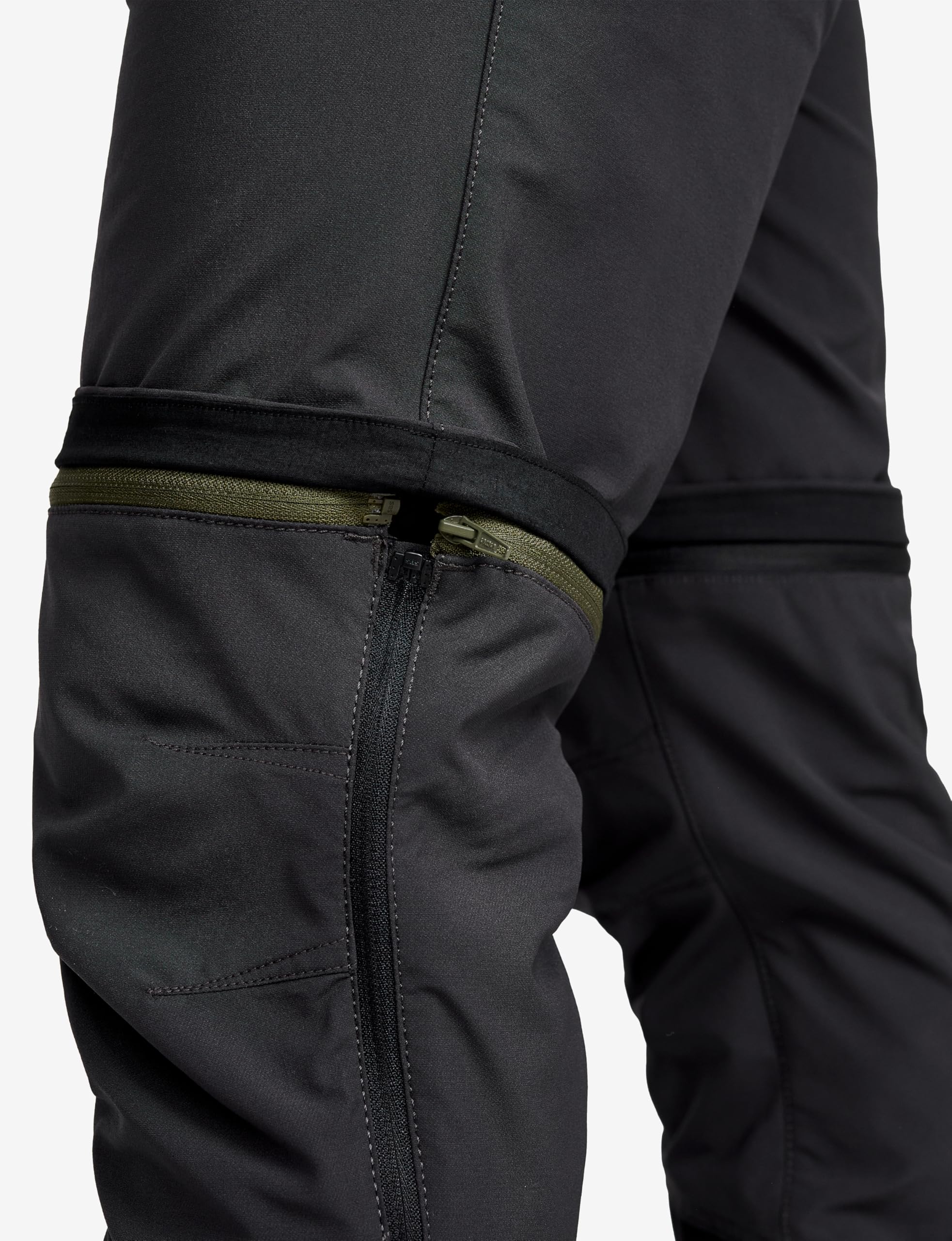 RevolutionRace Range PRO Stretch T Zip-off Pants da Uomo, Pantaloni da Trekking Convertibili per attività all'aperto