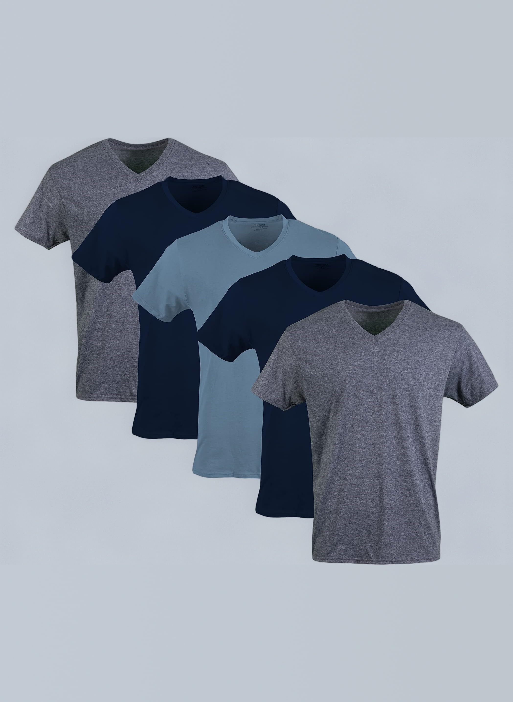 Men's V-Neck T-Shirts, Multipack, Style G1103 Undershirt