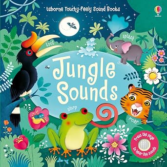 Jungle Sounds: An Interactive Usborne Book About Rainforest Animals for Children (Ages 3-5) (Sound Books, 1)