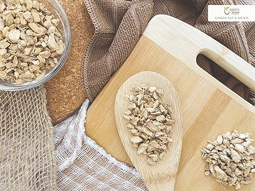 Miniatura 3 de Organic Way Corte y tamizado de raíz de jengibre (Zingiber officinale) - Té de hierbas  Certificado Kosher y USDA  Vegano, sin OMG y sin gluten