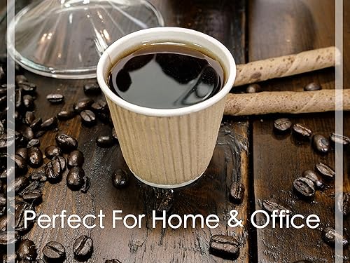 Miniatura 4 de Taza de café caliente de papel ondulado de 4 onzas para expreso, nespresso, lavazza, taza de muestreo 50 unidades