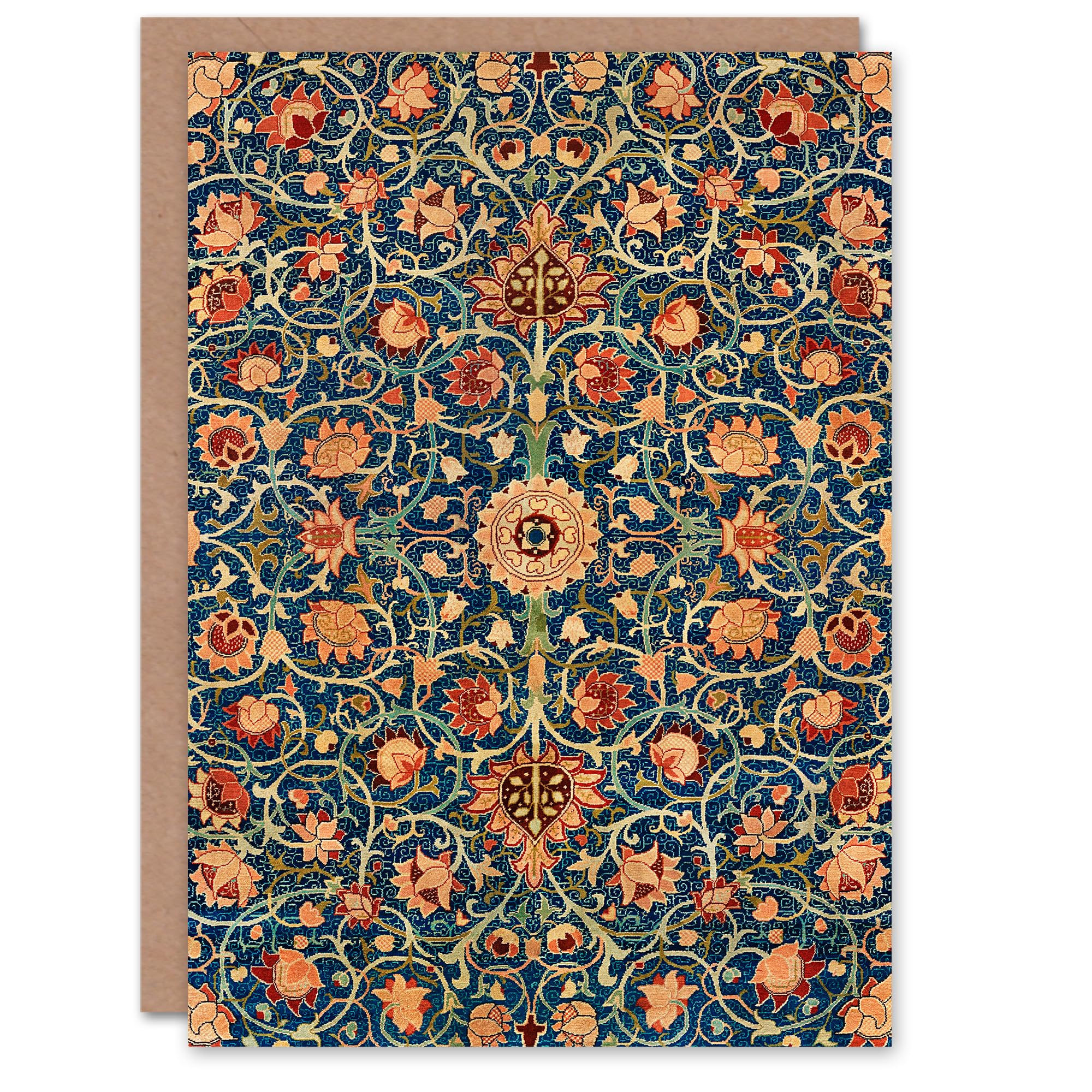 Artery8 William Morris Art Card Holland Park Carpet Art Nouveau