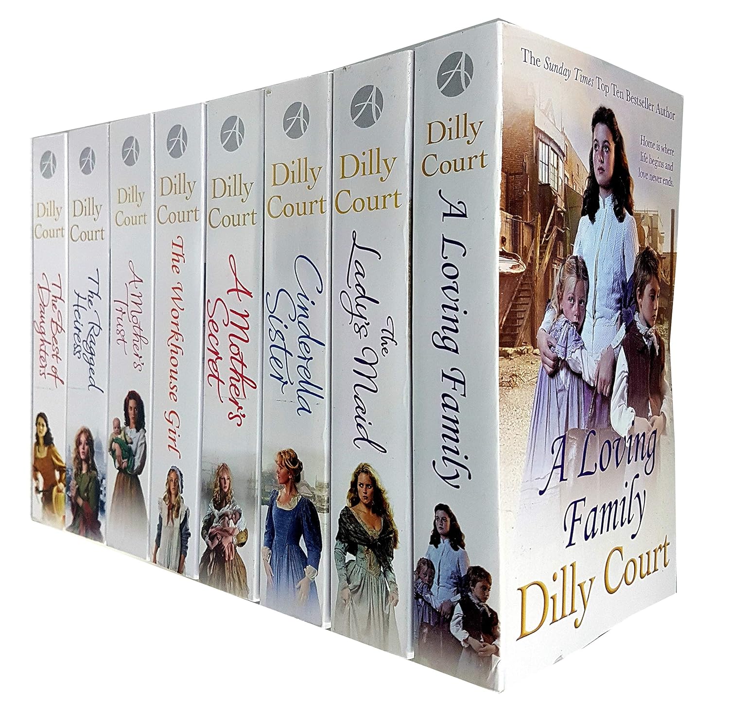 Dilly Court Collection 8 Books Set (A Loving Family, The Lady