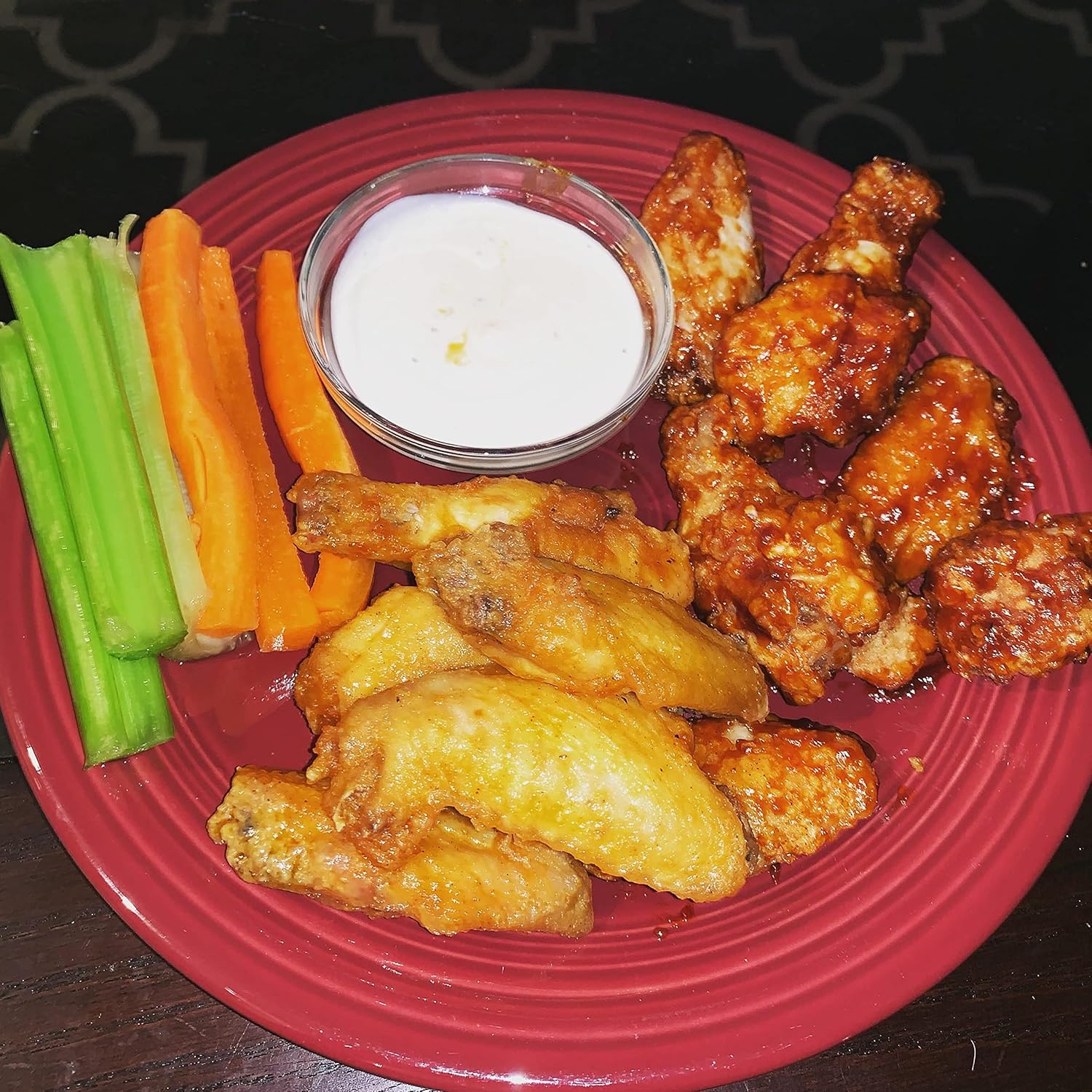 Al Amin Foods Honey BBQ Sauce Sweet with Gentle Heat - 4 Bottles 12 fl.oz ( 355g) each. By Buffalo Wild Wings