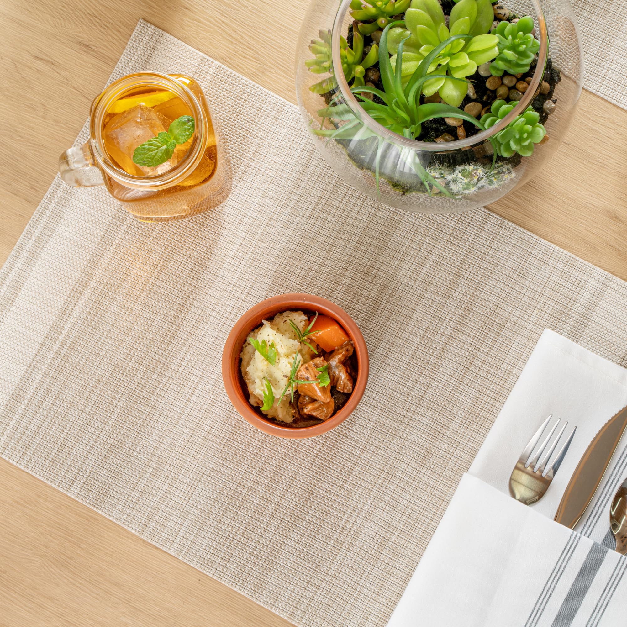 Restaurantware -Terra Tek - Cazuelas in terracotta da 144,6 g, 10 pentole in argilla smaltata marrone per cucinare, pronte per il forno, microonde, pentole in terracotta, lavabili in lavastoviglie,