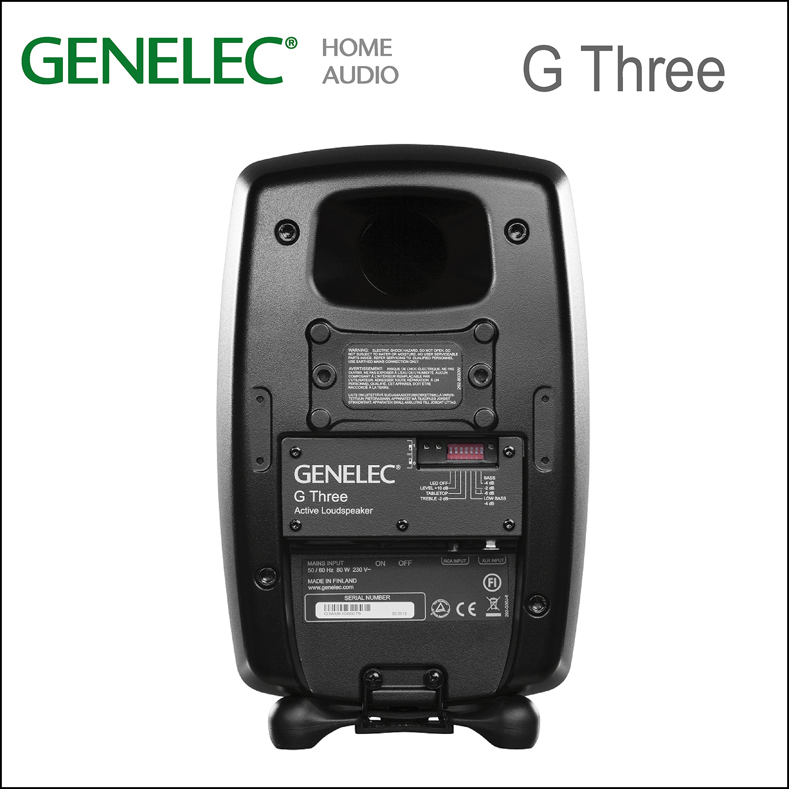 Amazon | GENELEC アクティブスピーカー G Three ブラック