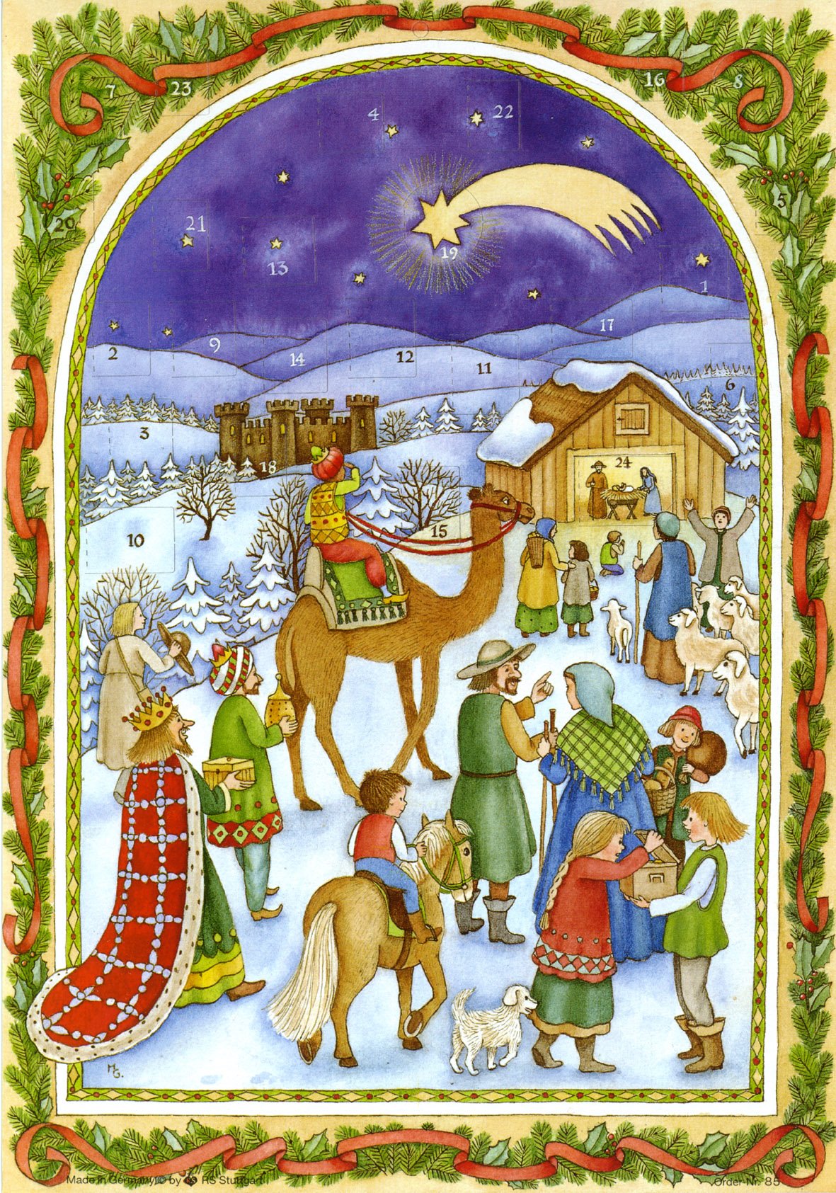 Calendrier de l'avent : 24 Puzzles - Nativité - Eurographics - Rue des Puzzles