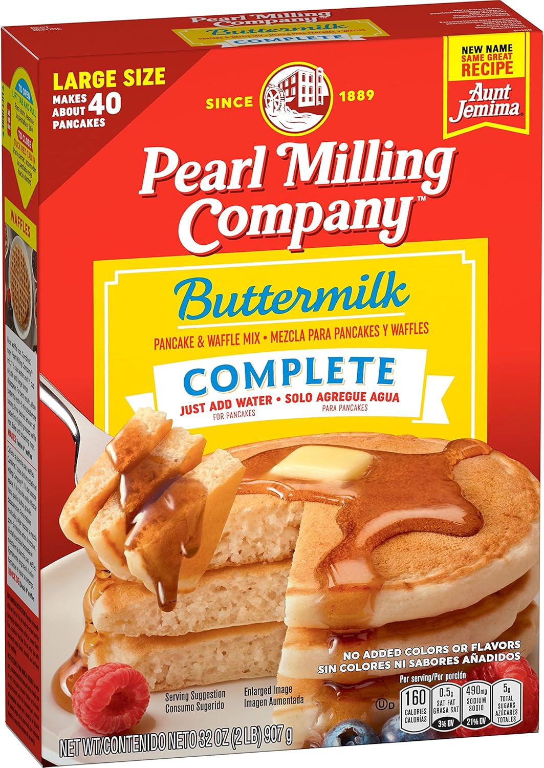 Pearl Milling Company (ex. Aunt Jemima) Buttermilk Complete Mix, 2lb