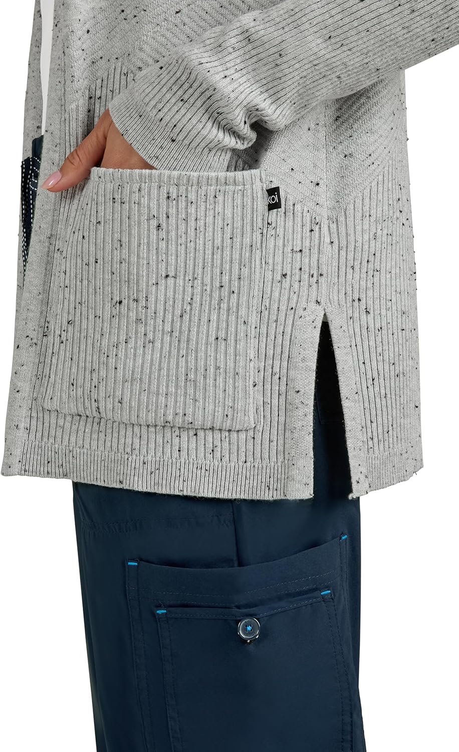 KOI Essentials Kori Women's 2-Pocket Sweater Wrap