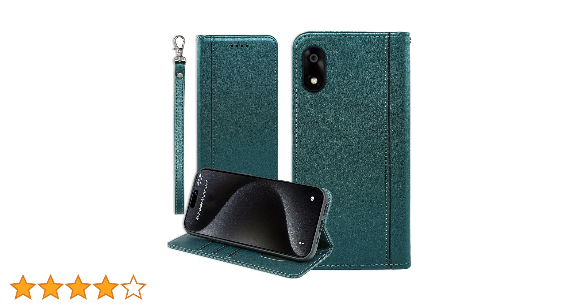 Amazon.co.jp: ZTE かんたんスマホ4 A402ZT ケース 手帳型 ワイ