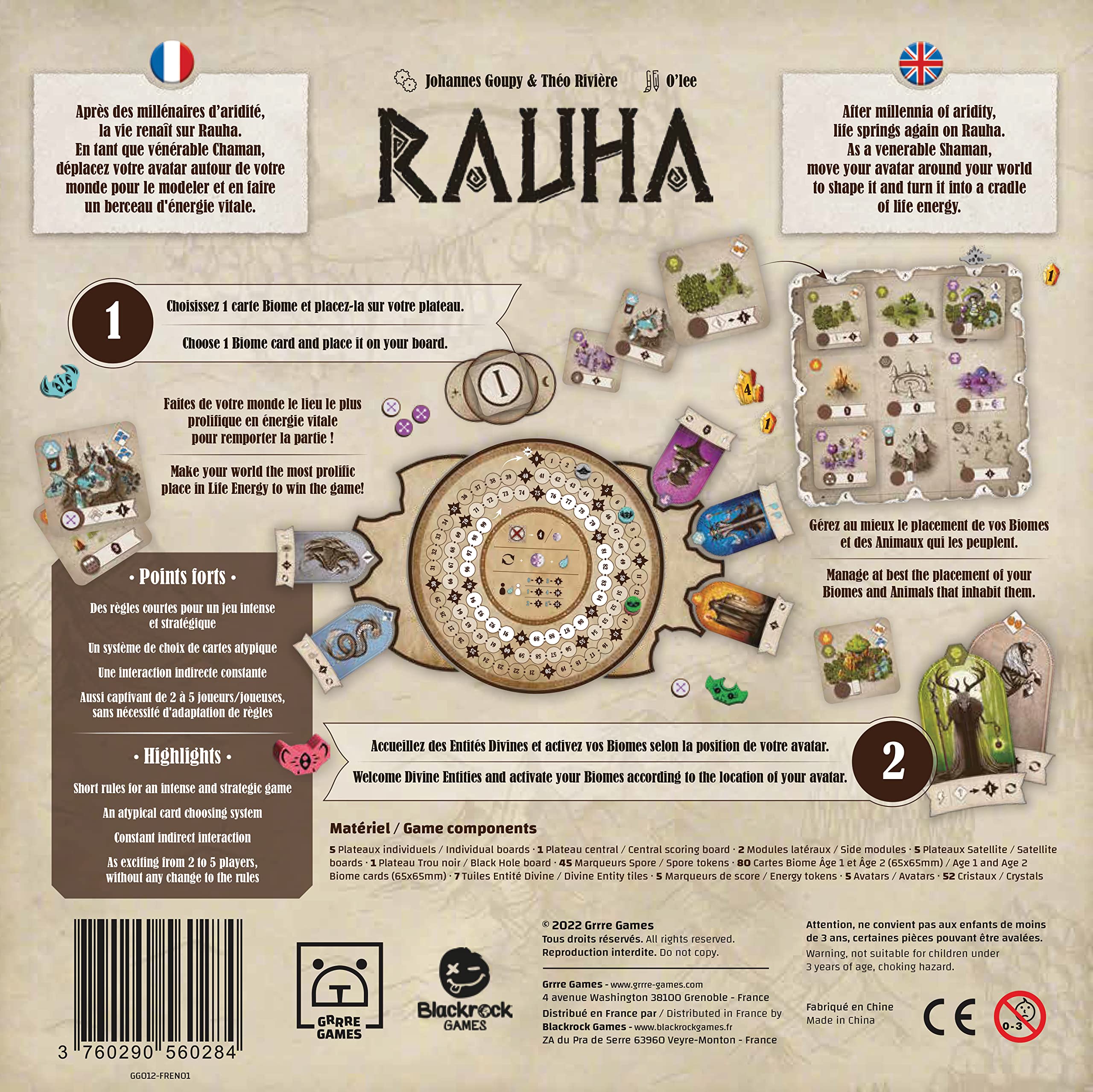 Blackrock Games Rauha, Draft i strategia, 2-5 graczy od 10 lat