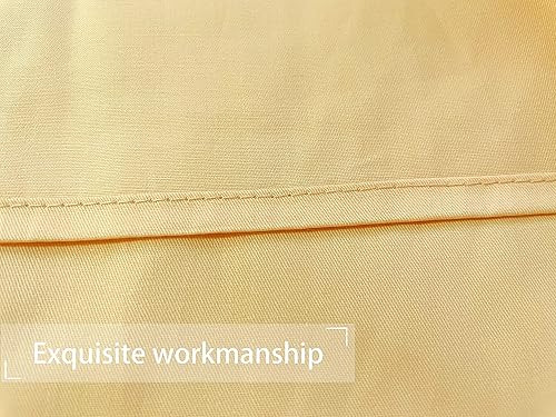 Miniatura 4 de iMaylex Fundas de almohada suaves 100% algodón egipcio con cierre de cremallera, acogedoras y ligeras, juego de 2, albaricoque, Queen, 20 x 30