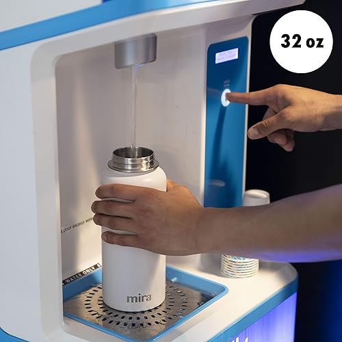 Miniatura 6 de MIRA - Botella de agua deportiva de acero inoxidable con aislante, termo de metal que mantiene el frío durante 24 horas y el calor durante 12 horas,