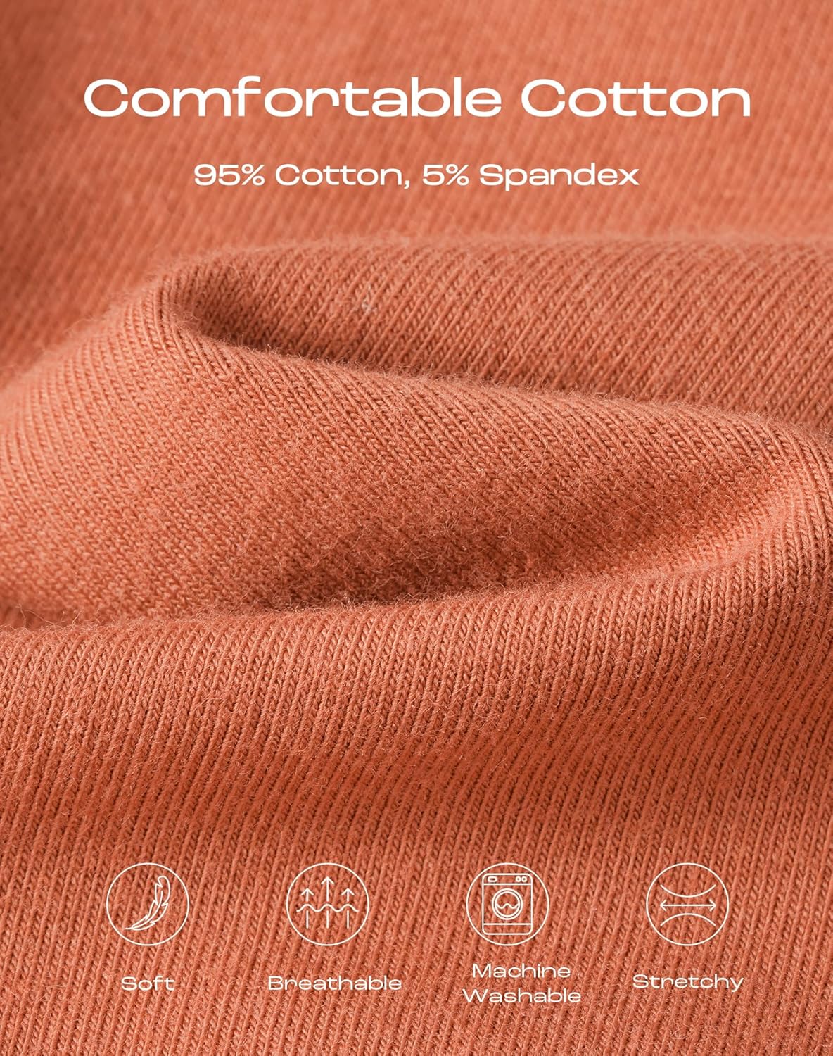 INNERSY Women's 4" Inseam Boxers Briefs Cotton Boyshorts Underwear Ladies Panties 3-Pack - Image 6