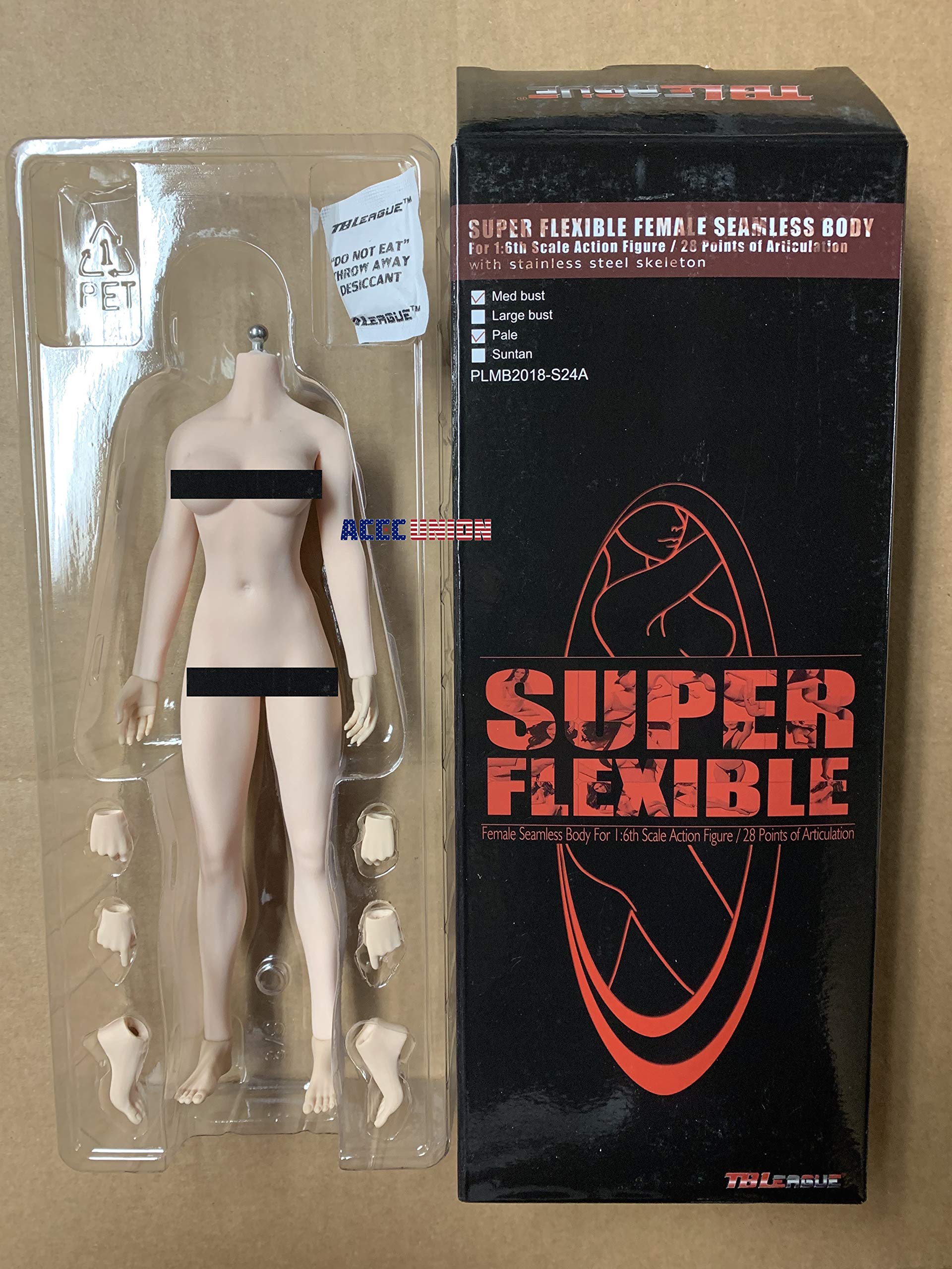 1/6【TBLeague】S24A 素体 YMTOYS シームレス フィギュア Amazon | ACEC UNION TBLeague S24A 1/6スケール シームレス 女性