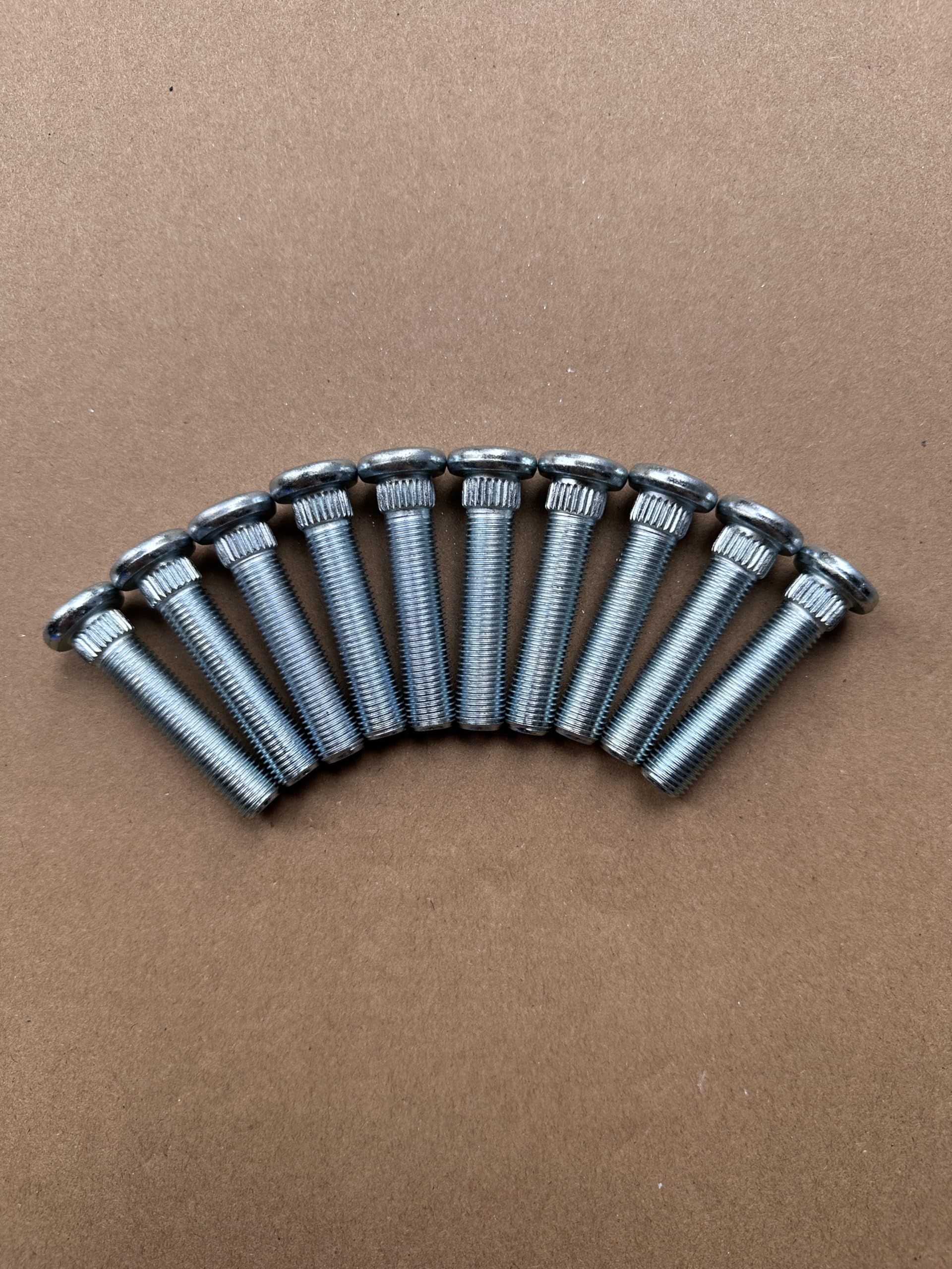 Radbolzen, 1,6 cm länger als herkömmliche Radbolzen, 7/16-20-Gewinde, OEM-Qualität, verlängert, extra lang, Ersatz für Chevrolet, Dodge, Pontiac, Oldsmobile, Buick, 10 Stück