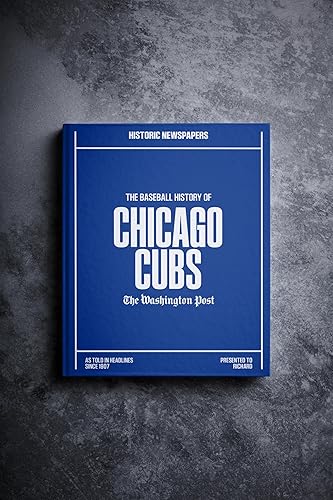 Signature gifts Libro personalizado de historia del béisbol - Regalo para fanáticos de los deportes - Una historia de las Grandes Ligas contada a