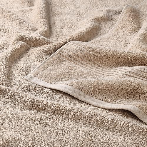 Miniatura 4 de Juego de toallas de algodón egipcio superior de 4 unidades.