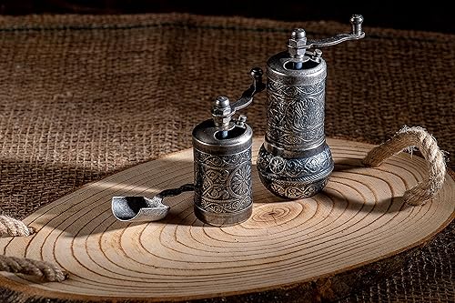 Miniatura 2 de Juego de molinillo de sal y pimienta, molinillo de hierbas, molinillo de pimienta, molinillo de pimienta, molinillo de especias, molinillo de sal,