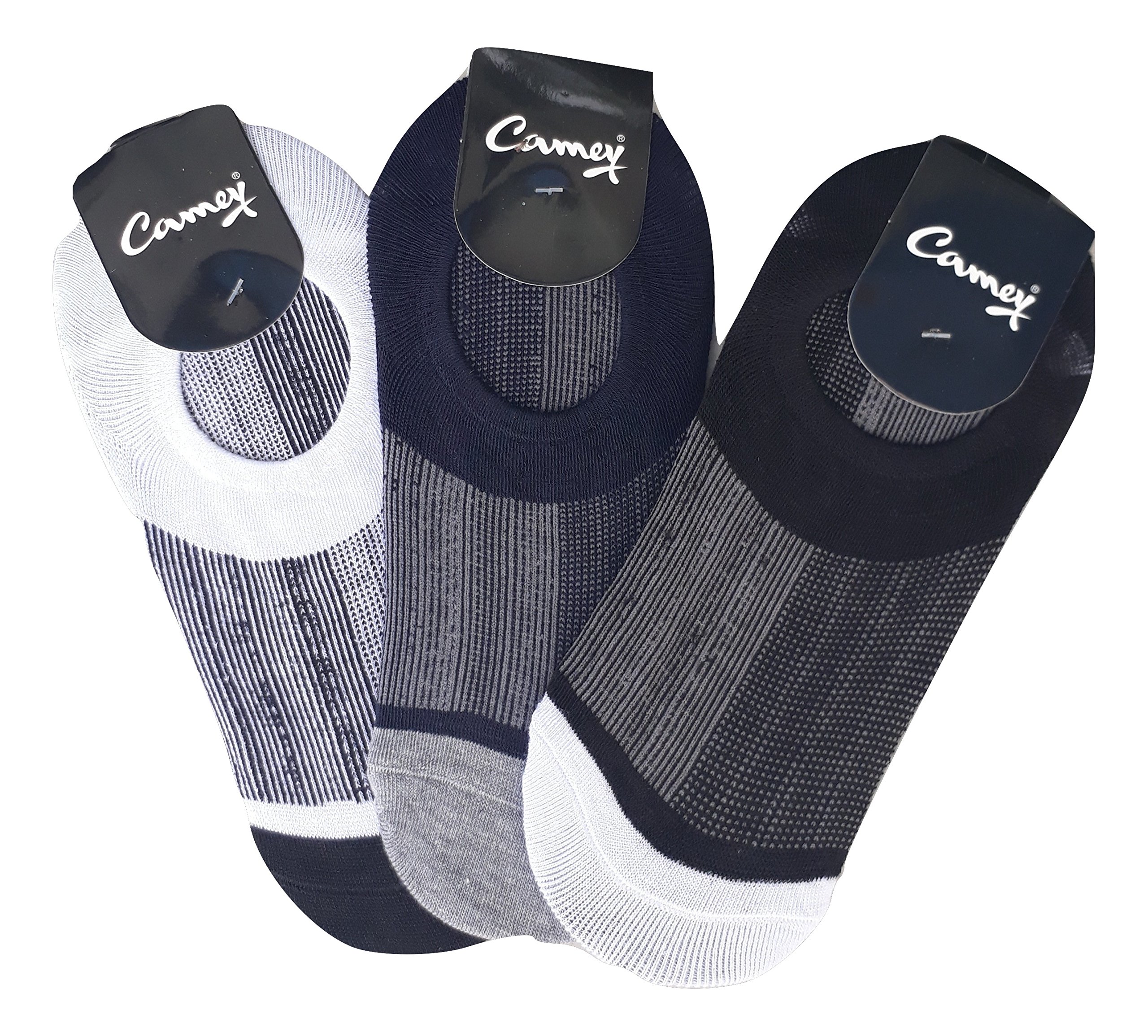 CAMEY Mens Loafer Socks Pack Of 3-image-44