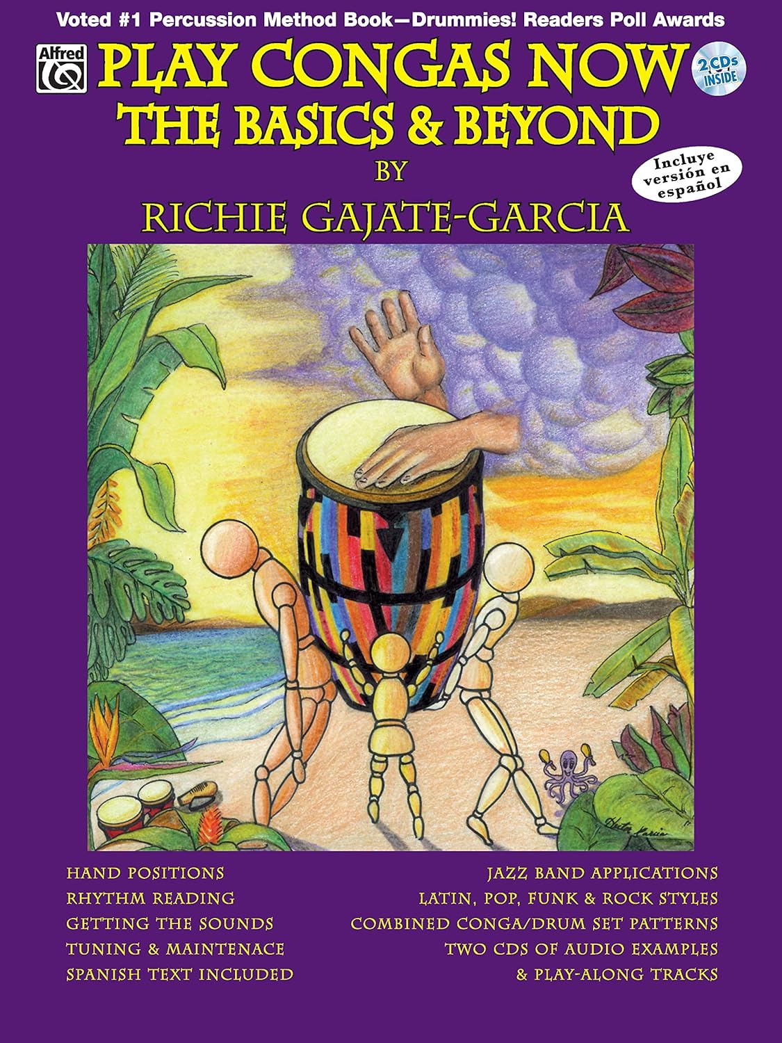 Play Congas Now The Basics & Beyond (Spanish, English Language Edition