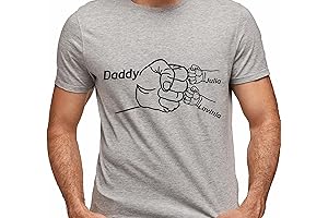 Personalized Dad T-Shirts: Expressing Love from the Little Ones