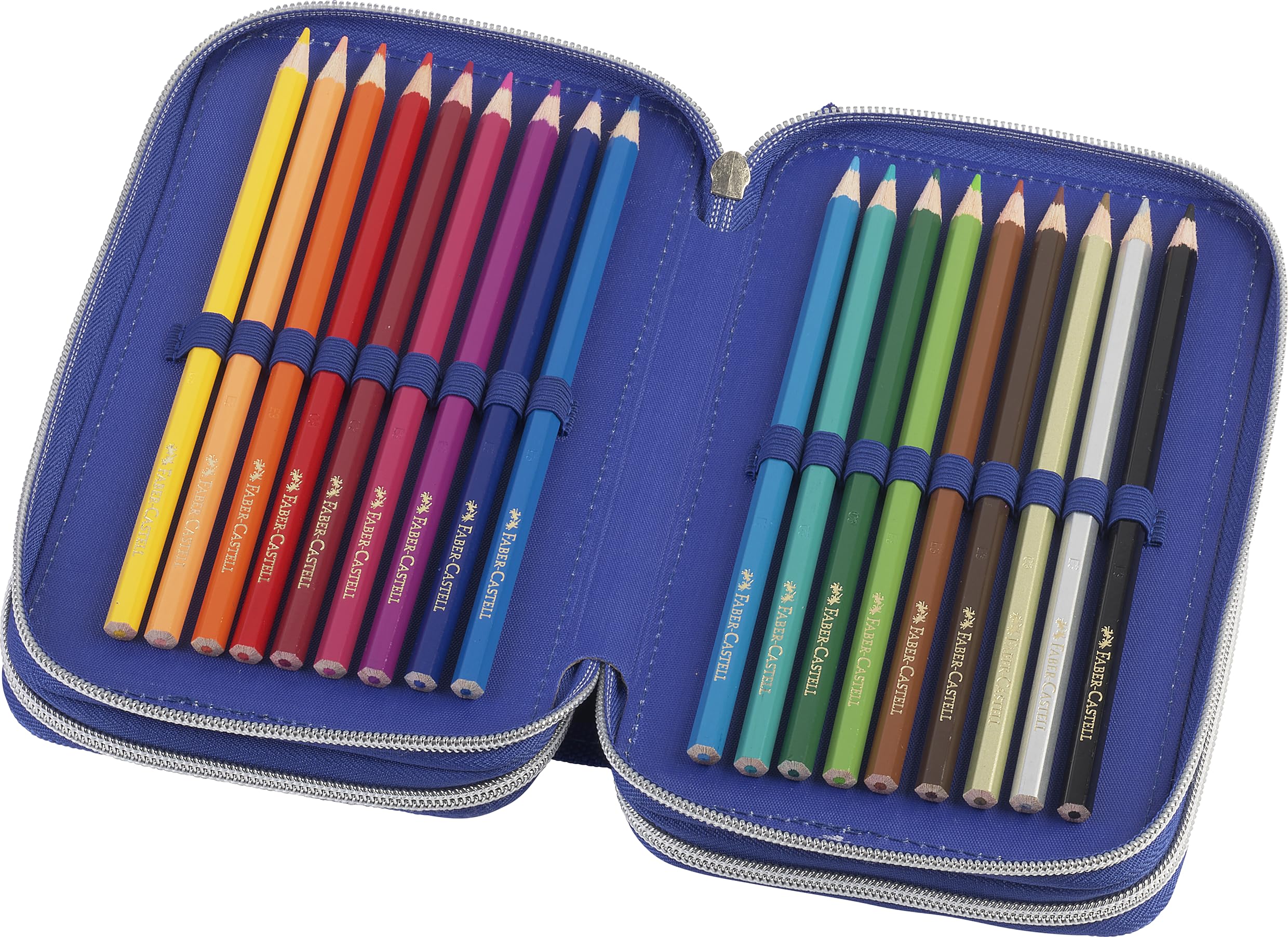 Faber-Castell 573041 - Astuccio scolastico triplo - Dinosauro