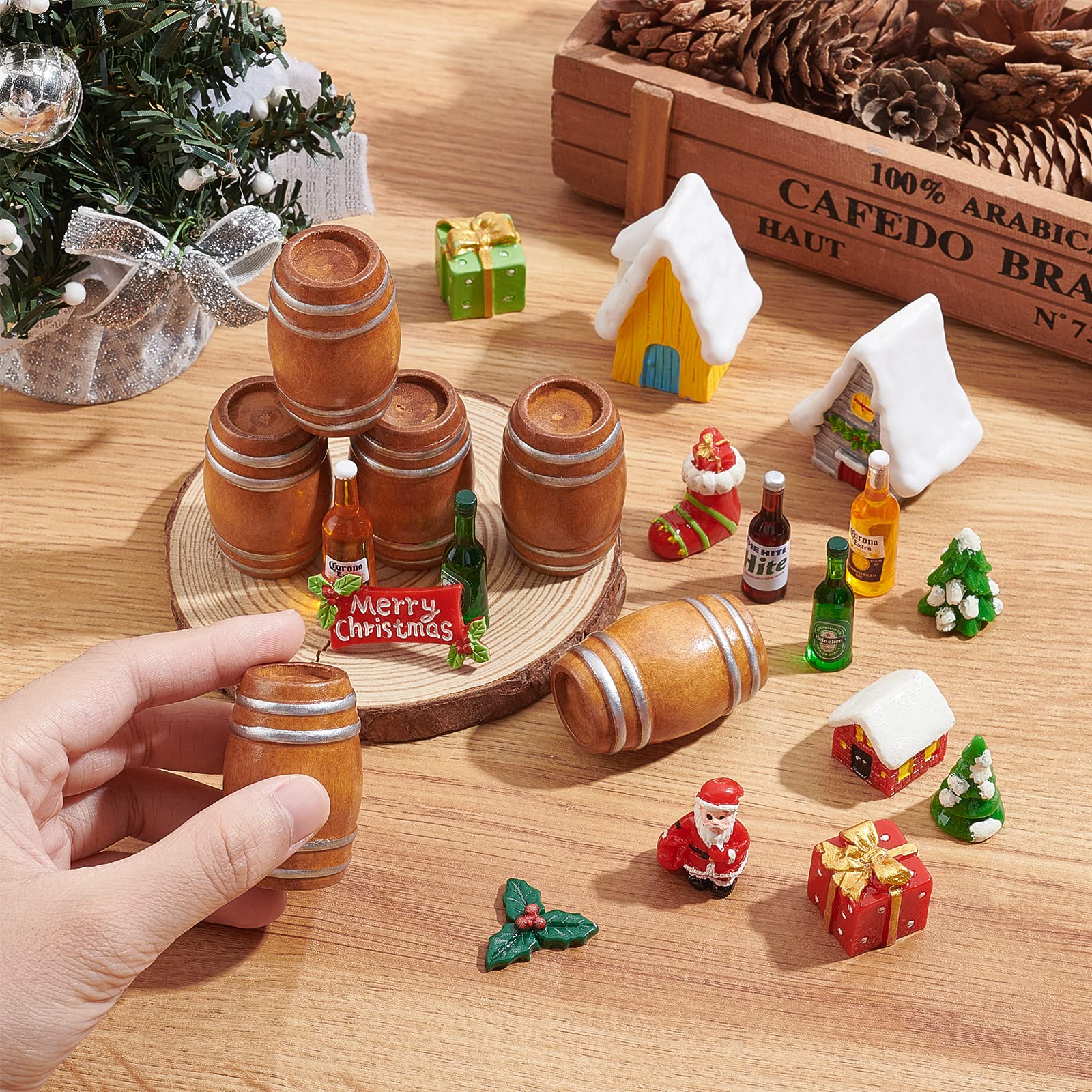 NBEADS 6 Pcs Mini House Drink Accessories - Image 3
