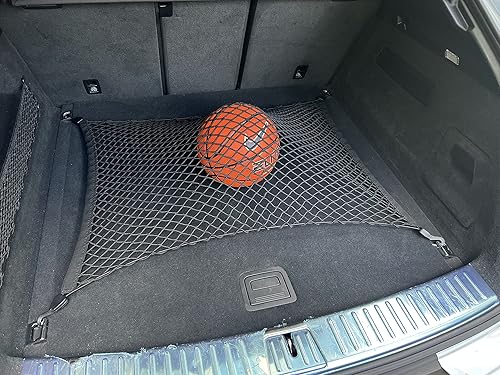 Miniatura 2 de Red de carga de malla para maletero estilo piso para Porsche Cayenne Base S GTS Turbo 2019-2025  Organizadores de maletero premium y almacenamiento