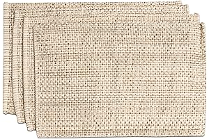 Sweet Home Collection 100% Cotton Placemats for Dining