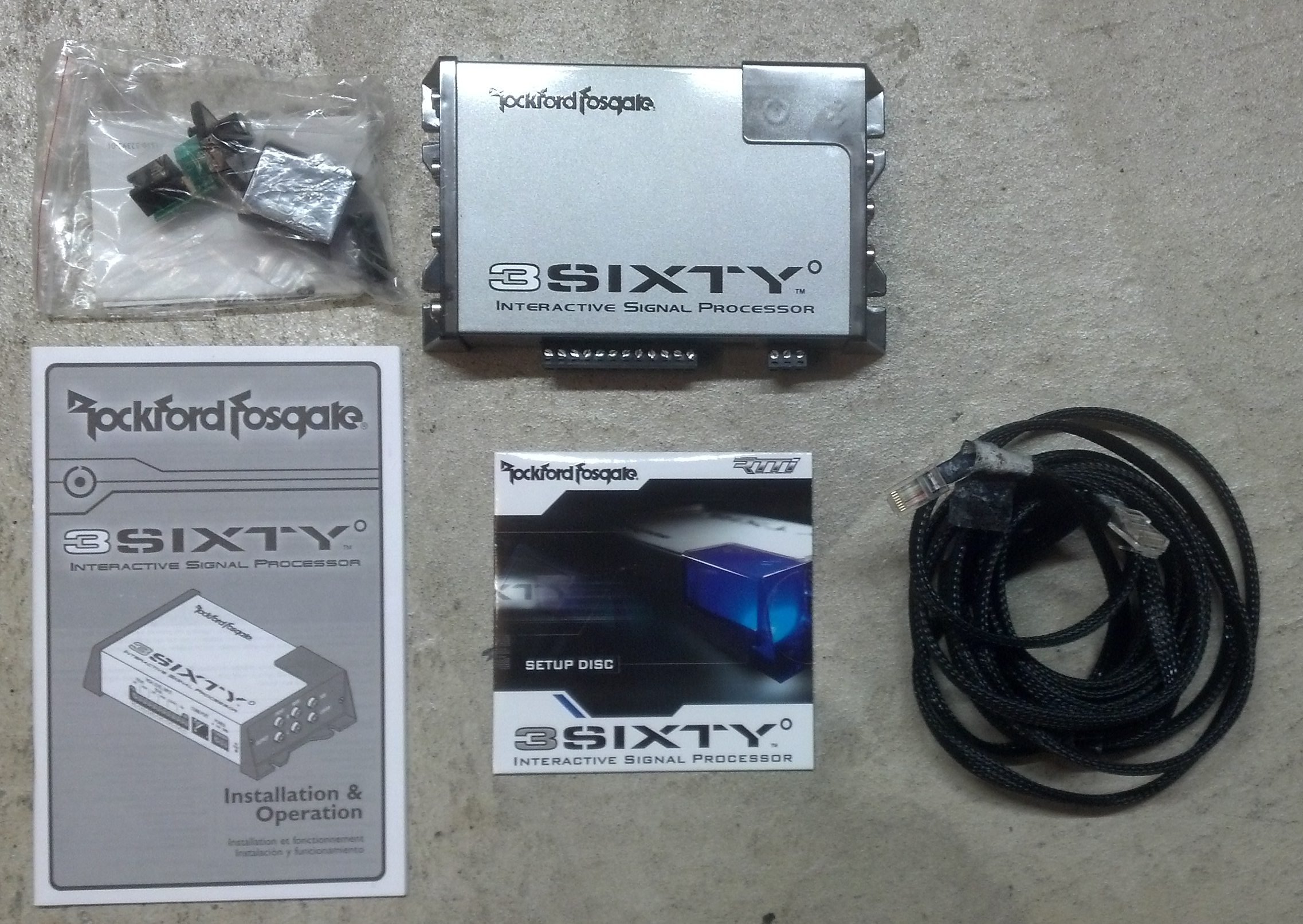Rockford Fosgate 3sixty. 2 Procesador de señal Digital con OEM