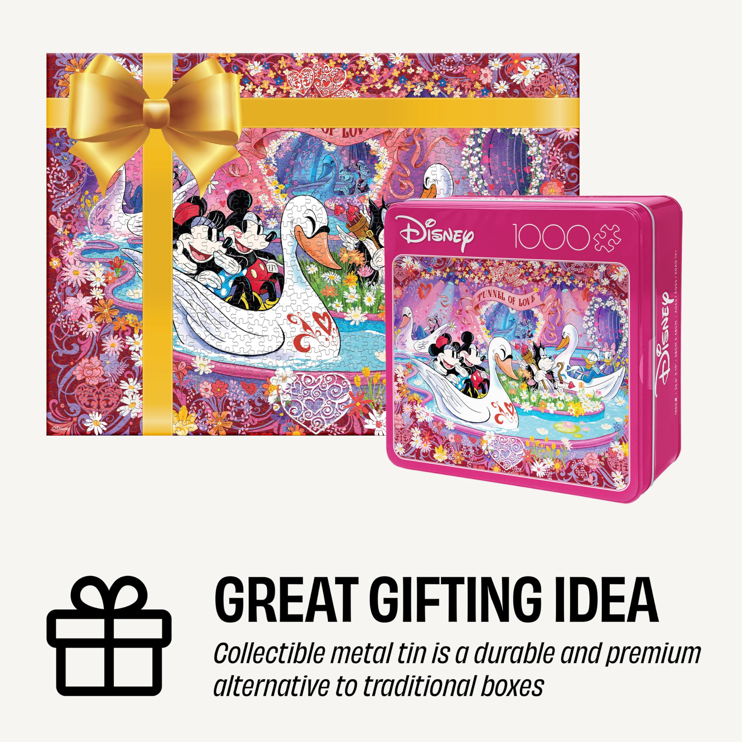 Amazon.com: Ceaco - Disney - Tunnel of Love - 1000 Piece Jigsaw