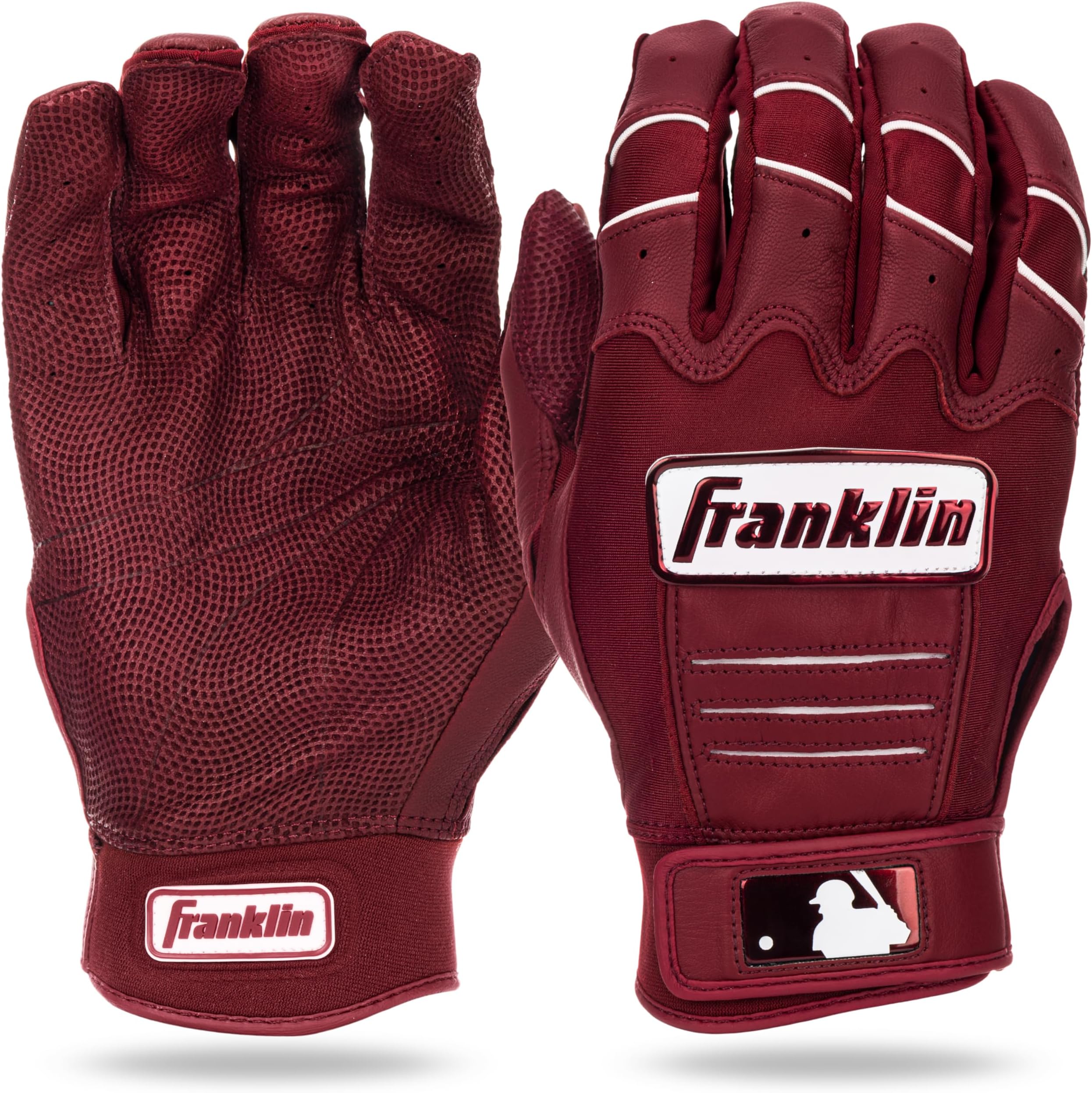 Franklin Sports MLB Baseball Batting Gloves - CFX Pro Youth and Adult - Baseball + Softball - Multiple Sizes + Colors