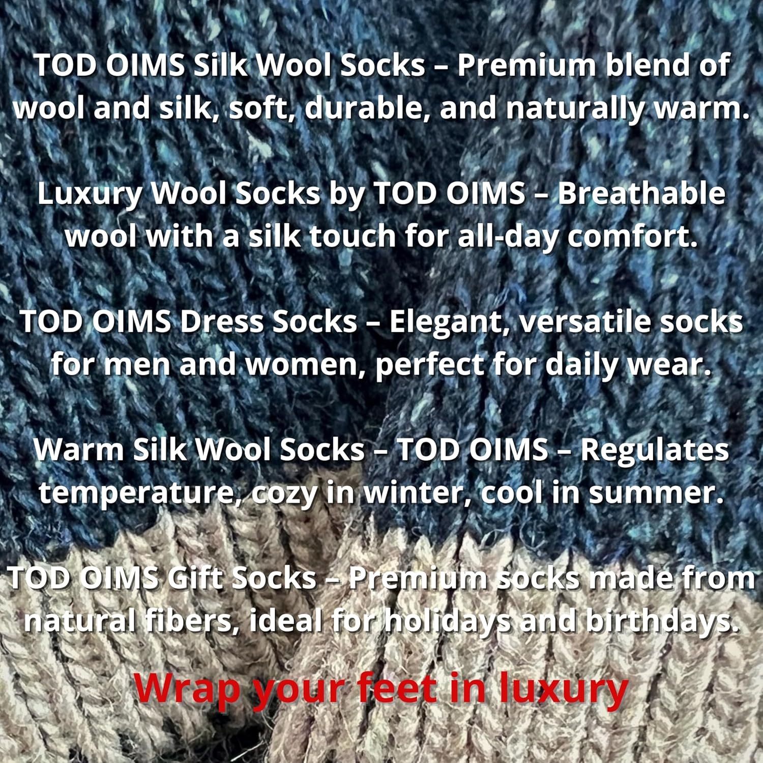 Premium Natural Socks for Home & Hiking, Novelty & Fun Socks Made from Natural Materials, Not Recycled - Image 7